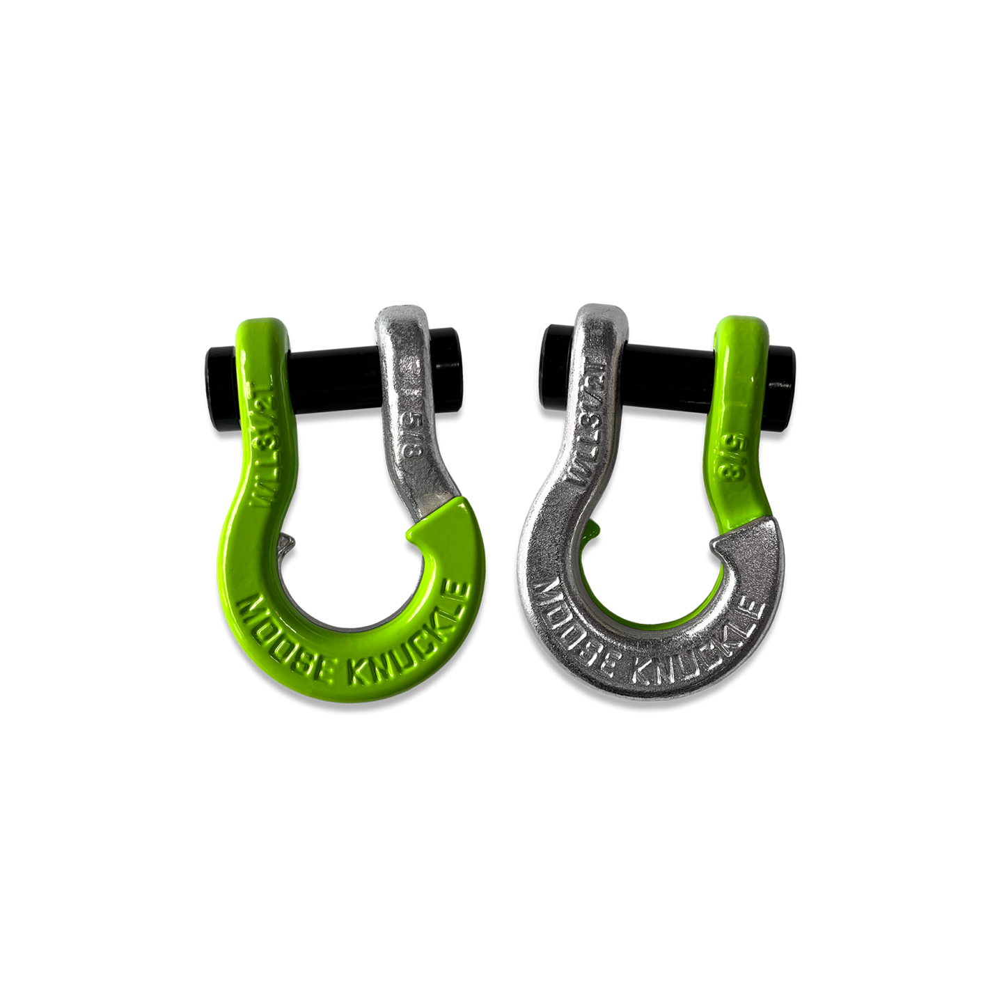 Jowl Split Shackle 5/8 Sublime Green Moose Knuckle Offroad