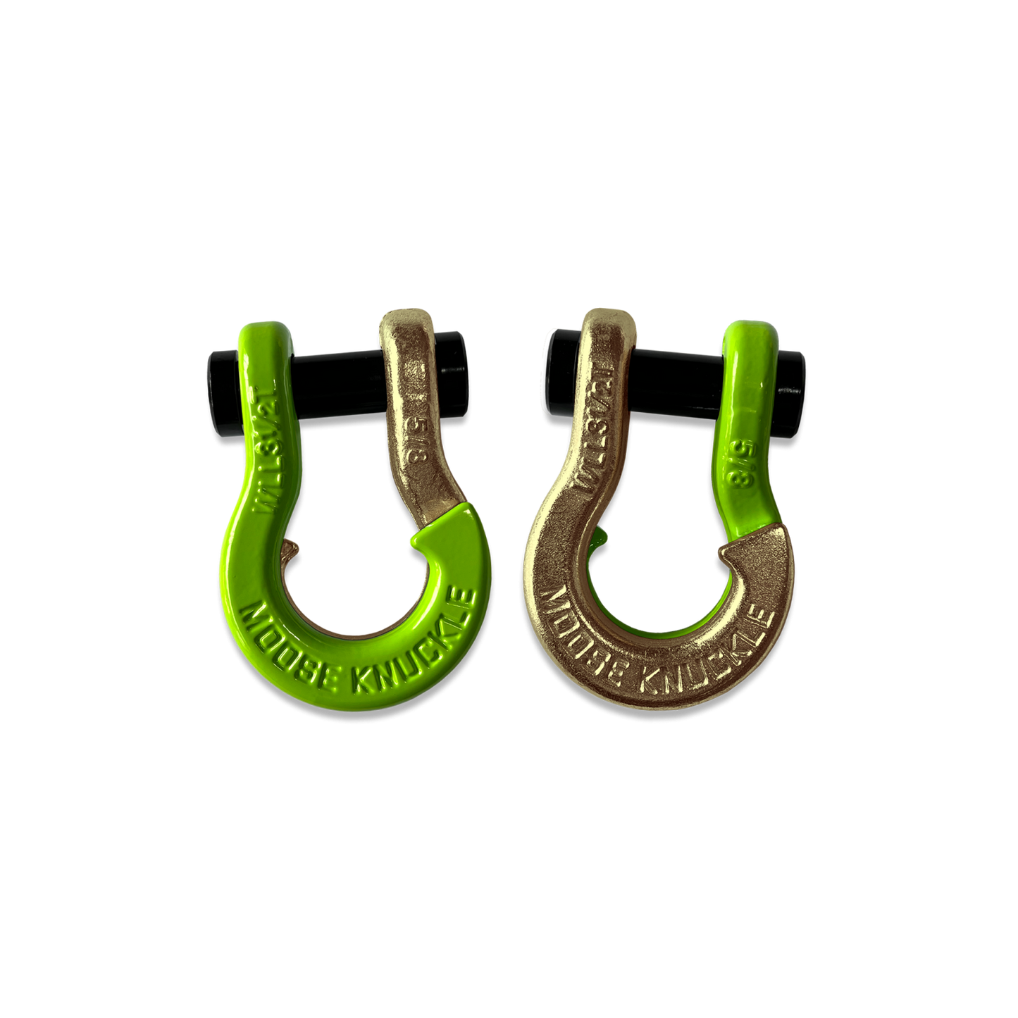 Jowl Split Shackle 5/8 Sublime Green Moose Knuckle Offroad