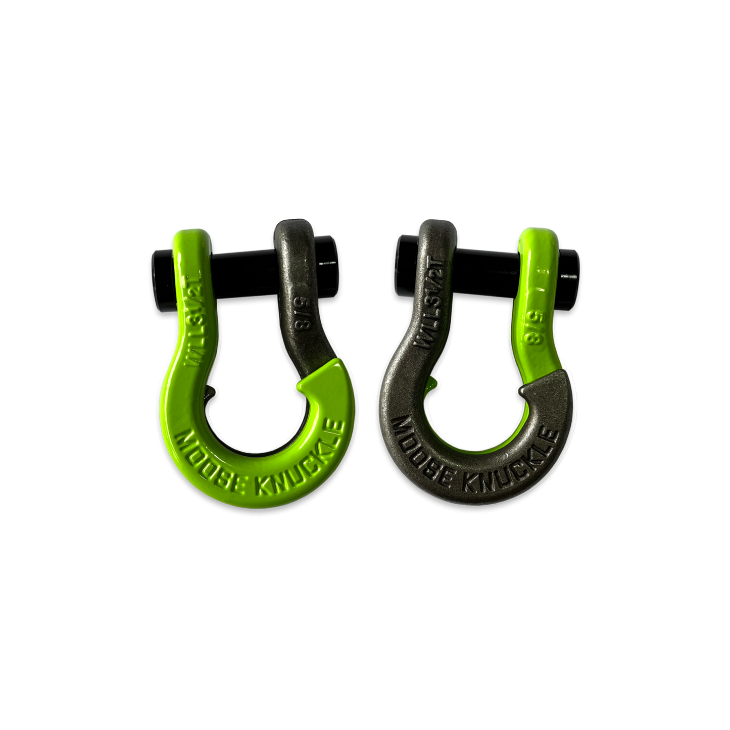 Jowl Split Shackle 5/8 Sublime Green Moose Knuckle Offroad