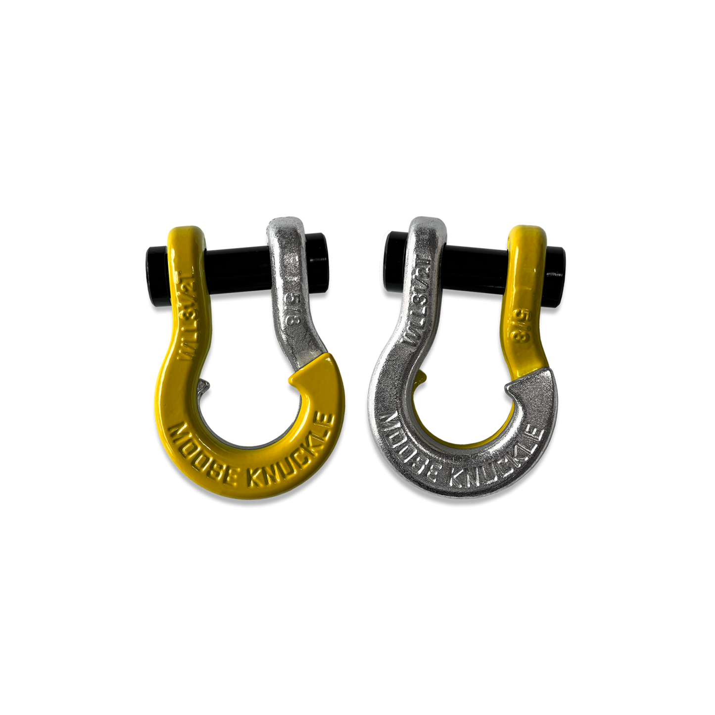 Jowl Split Shackle 5/8 Detonator Yellow Moose Knuckle Offroad