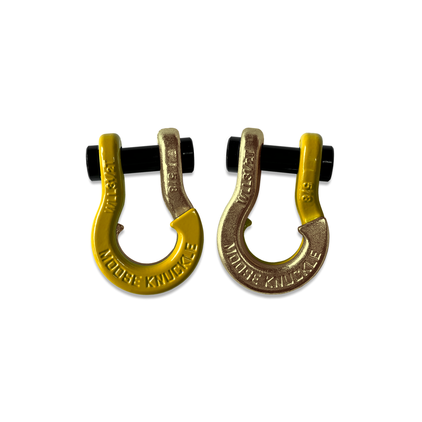 Jowl Split Shackle 5/8 Detonator Yellow Moose Knuckle Offroad