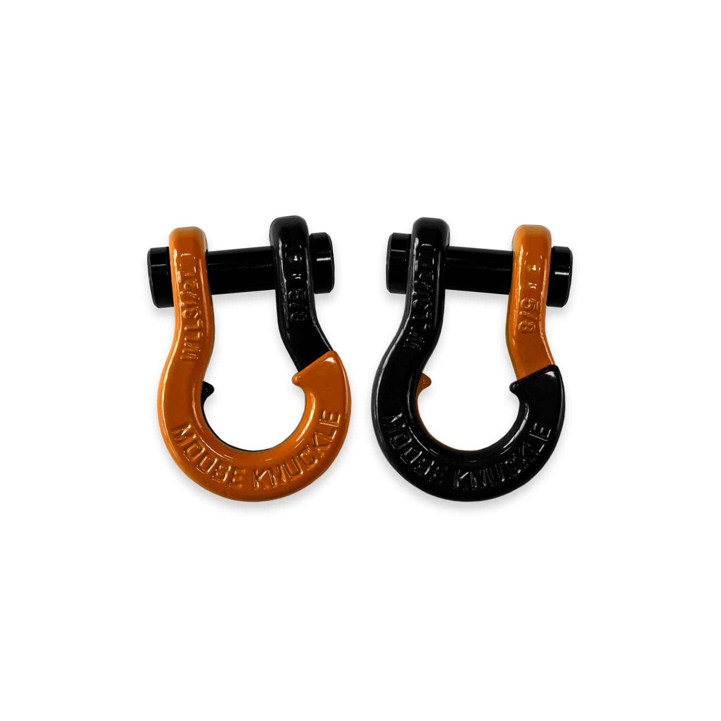 Jowl Split Shackle 5/8 Obscene Orange Moose Knuckle Offroad
