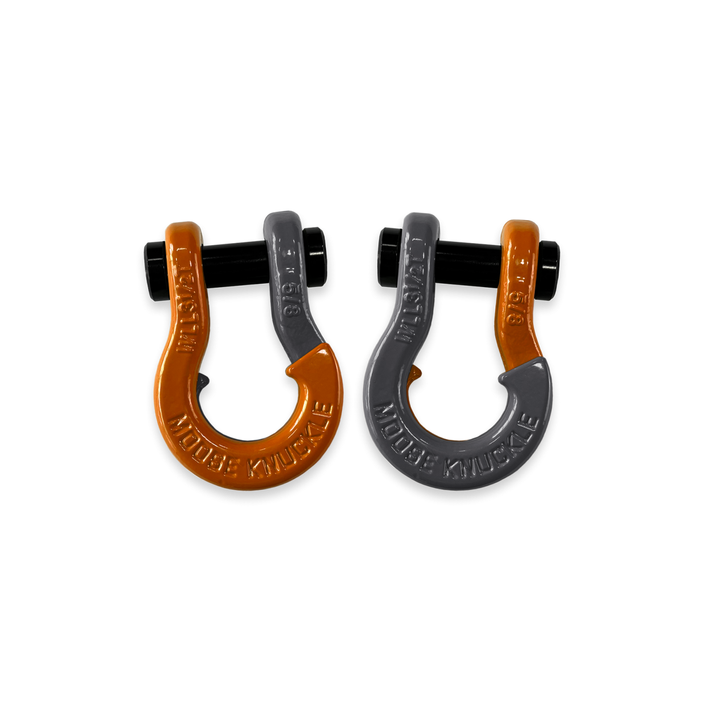 Jowl Split Shackle 5/8 Obscene Orange Moose Knuckle Offroad