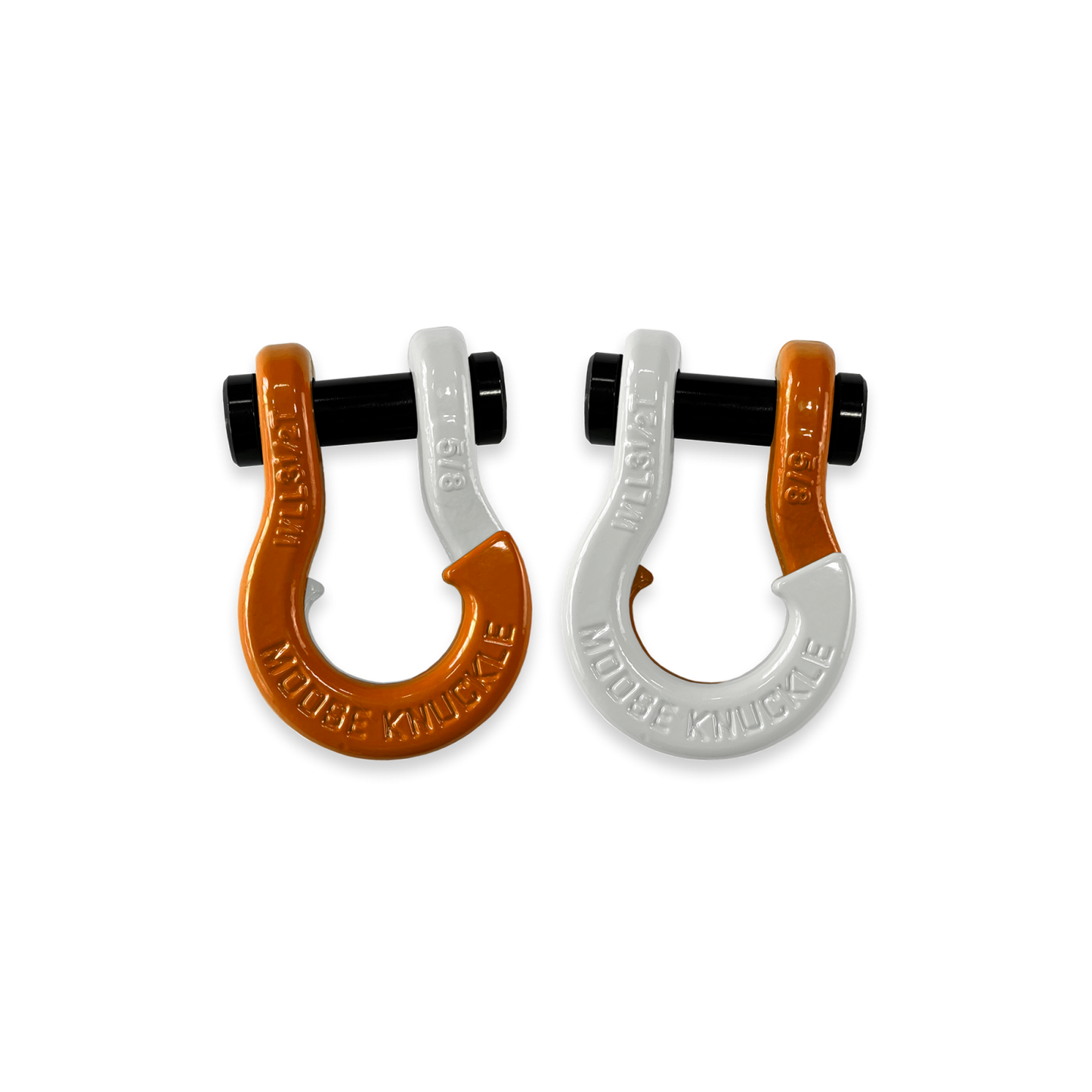 Jowl Split Shackle 5/8 Obscene Orange Moose Knuckle Offroad
