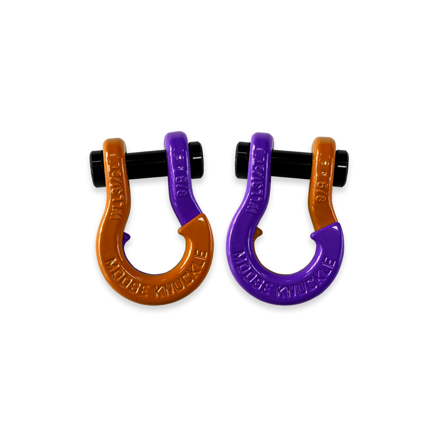 Jowl Split Shackle 5/8 Obscene Orange Moose Knuckle Offroad