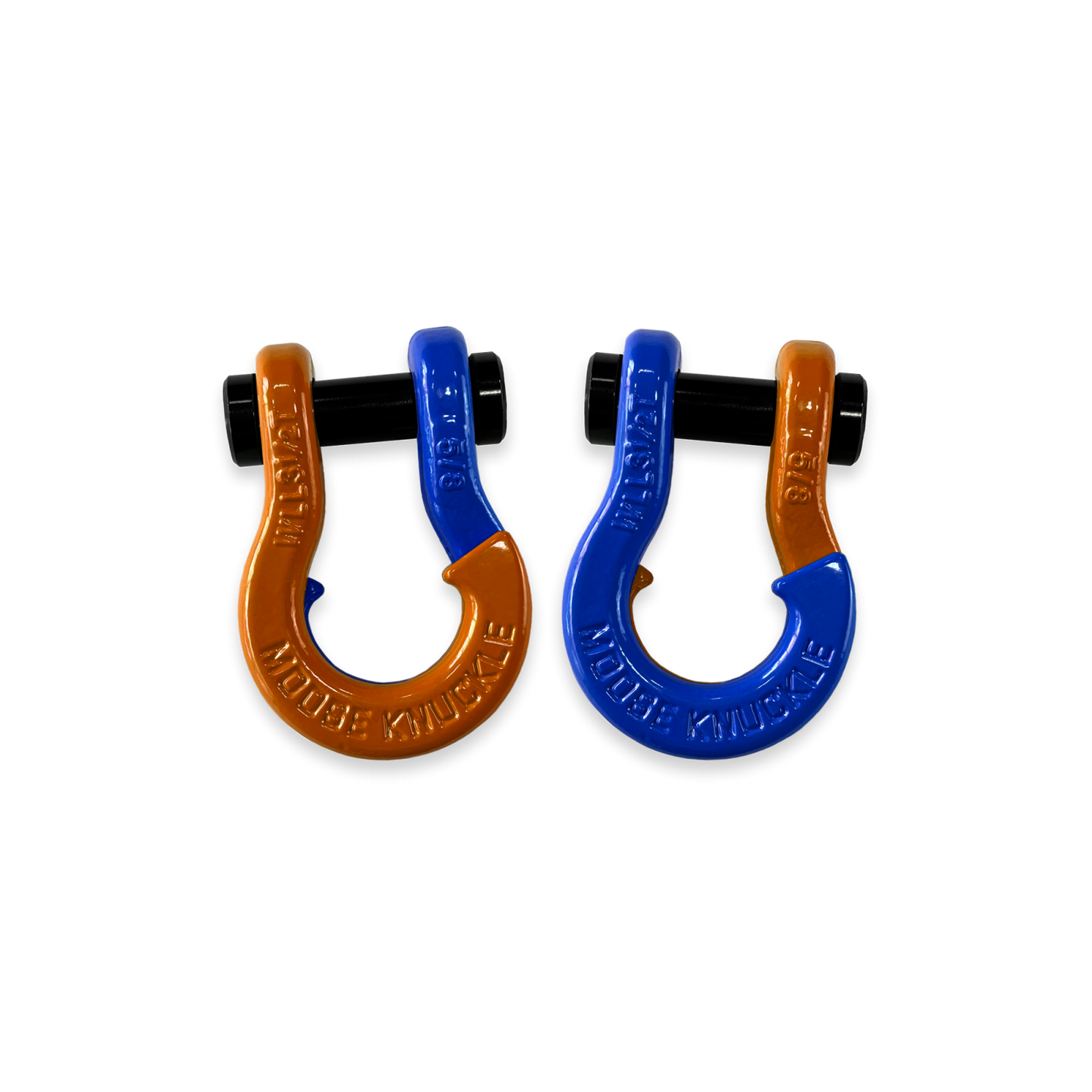 Jowl Split Shackle 5/8 Obscene Orange Moose Knuckle Offroad