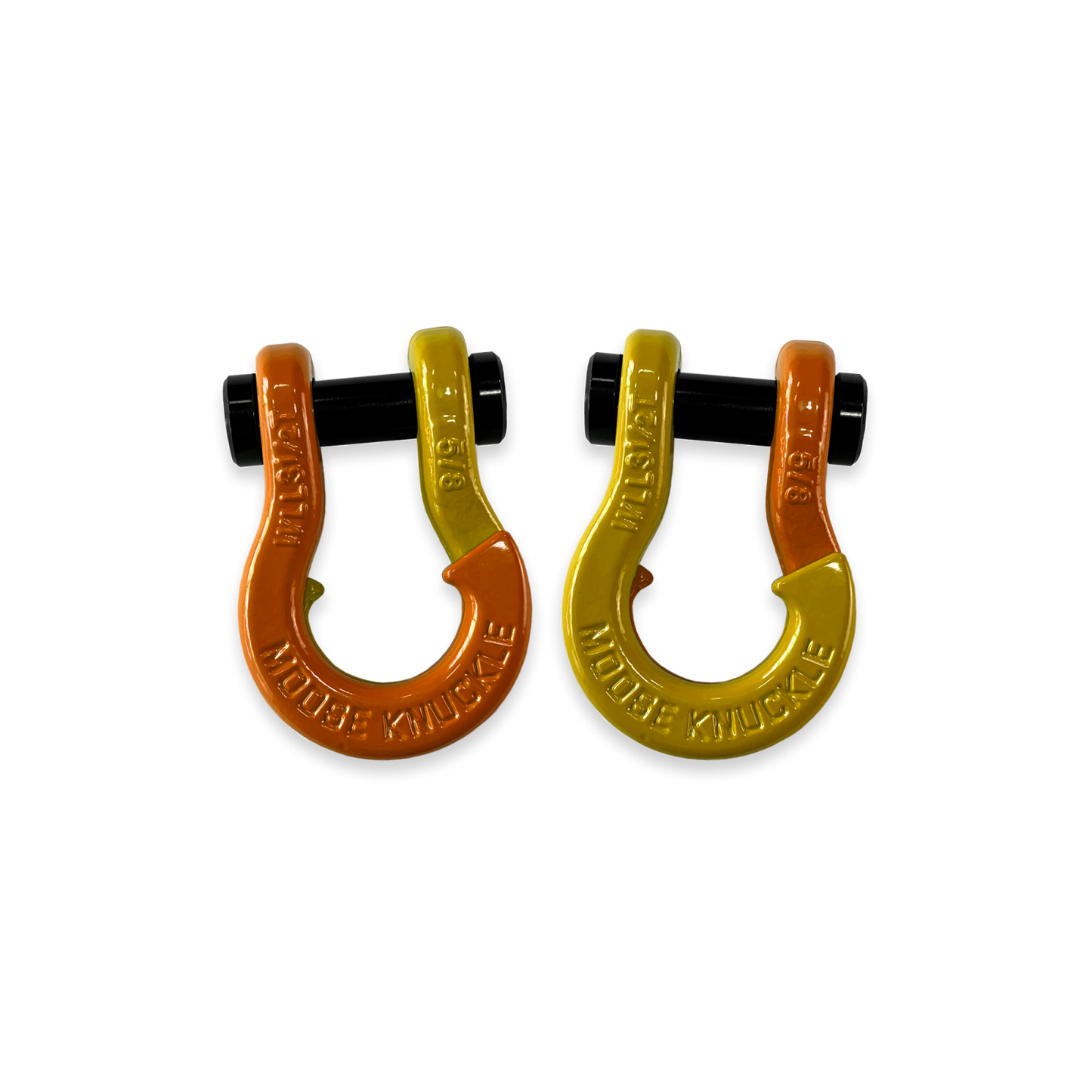 Jowl Split Shackle 5/8 Obscene Orange Moose Knuckle Offroad