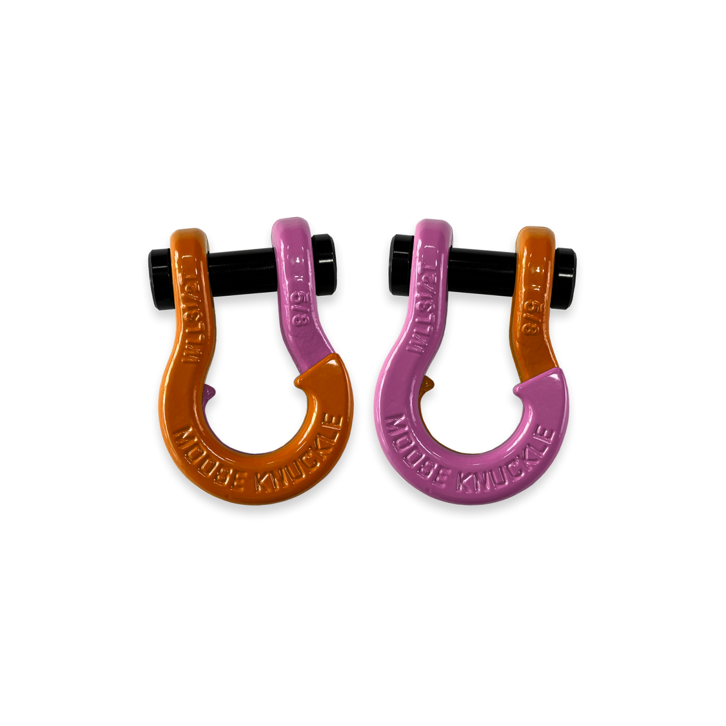 Jowl Split Shackle 5/8 Obscene Orange Moose Knuckle Offroad