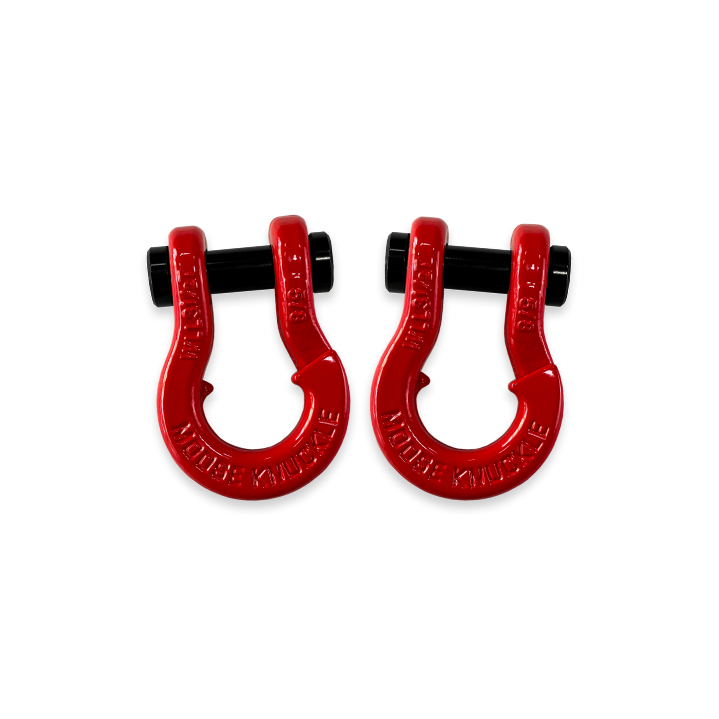 Jowl Split Shackle 5/8 Flame Red Moose Knuckle Offroad