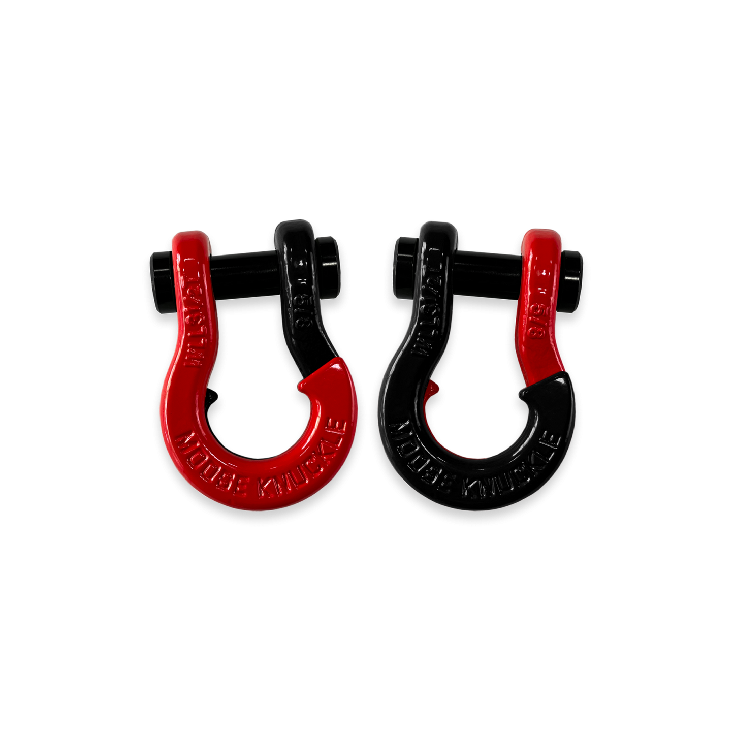 Jowl Split Shackle 5/8 Flame Red Moose Knuckle Offroad