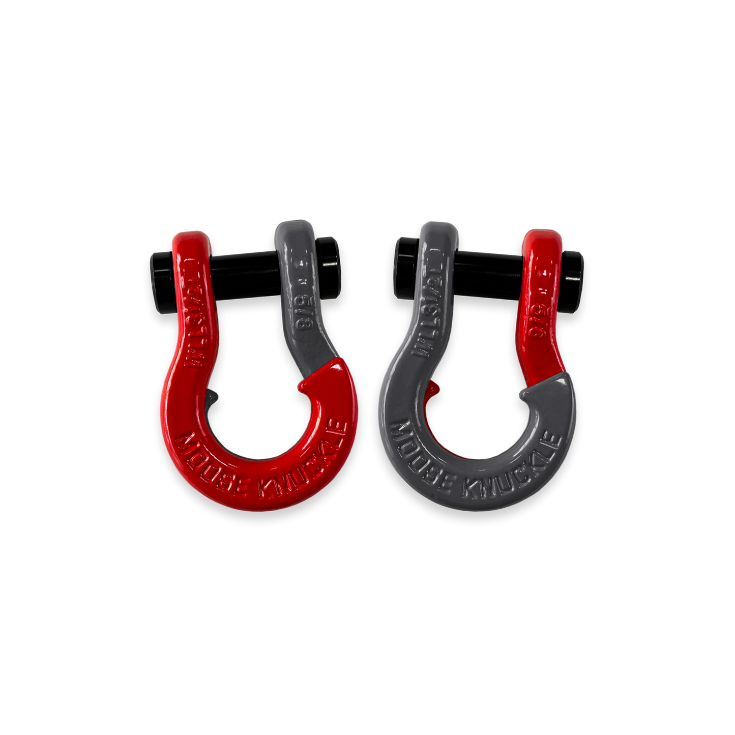 Jowl Split Shackle 5/8 Flame Red Moose Knuckle Offroad