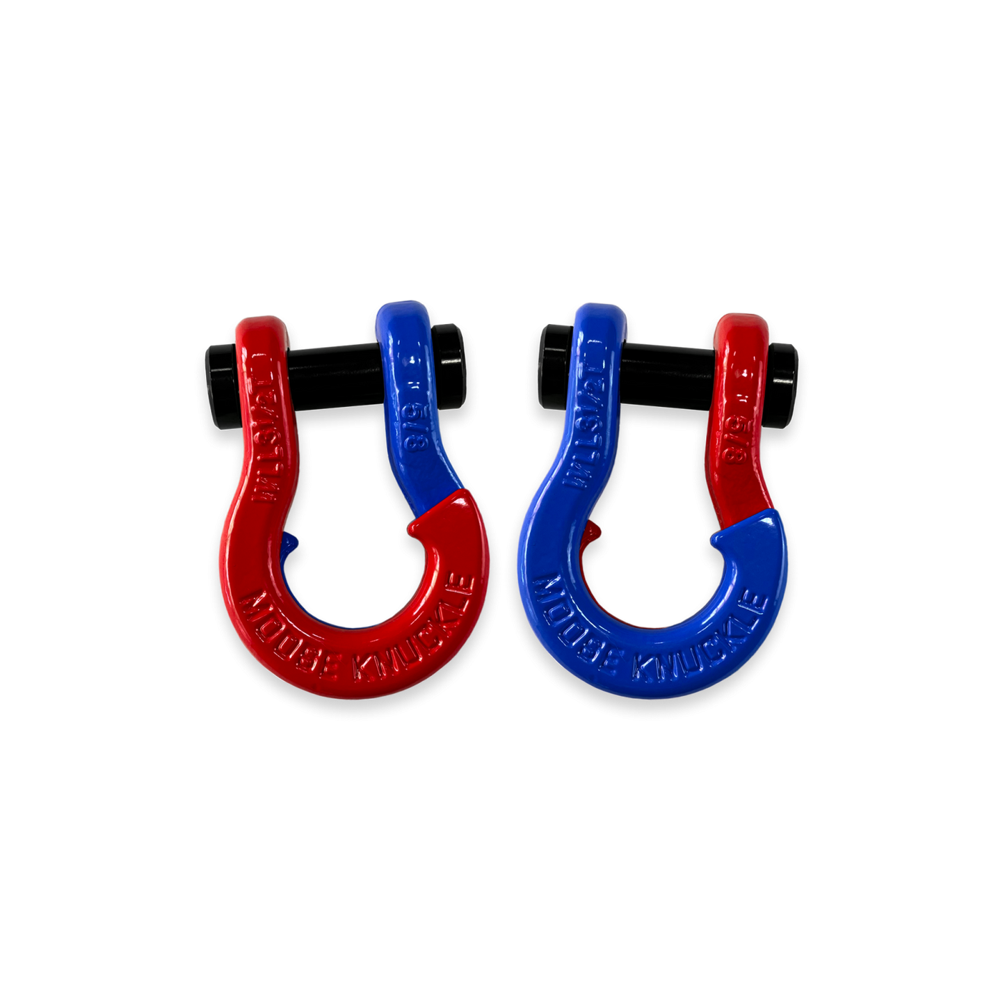 Jowl Split Shackle 5/8 Flame Red Moose Knuckle Offroad