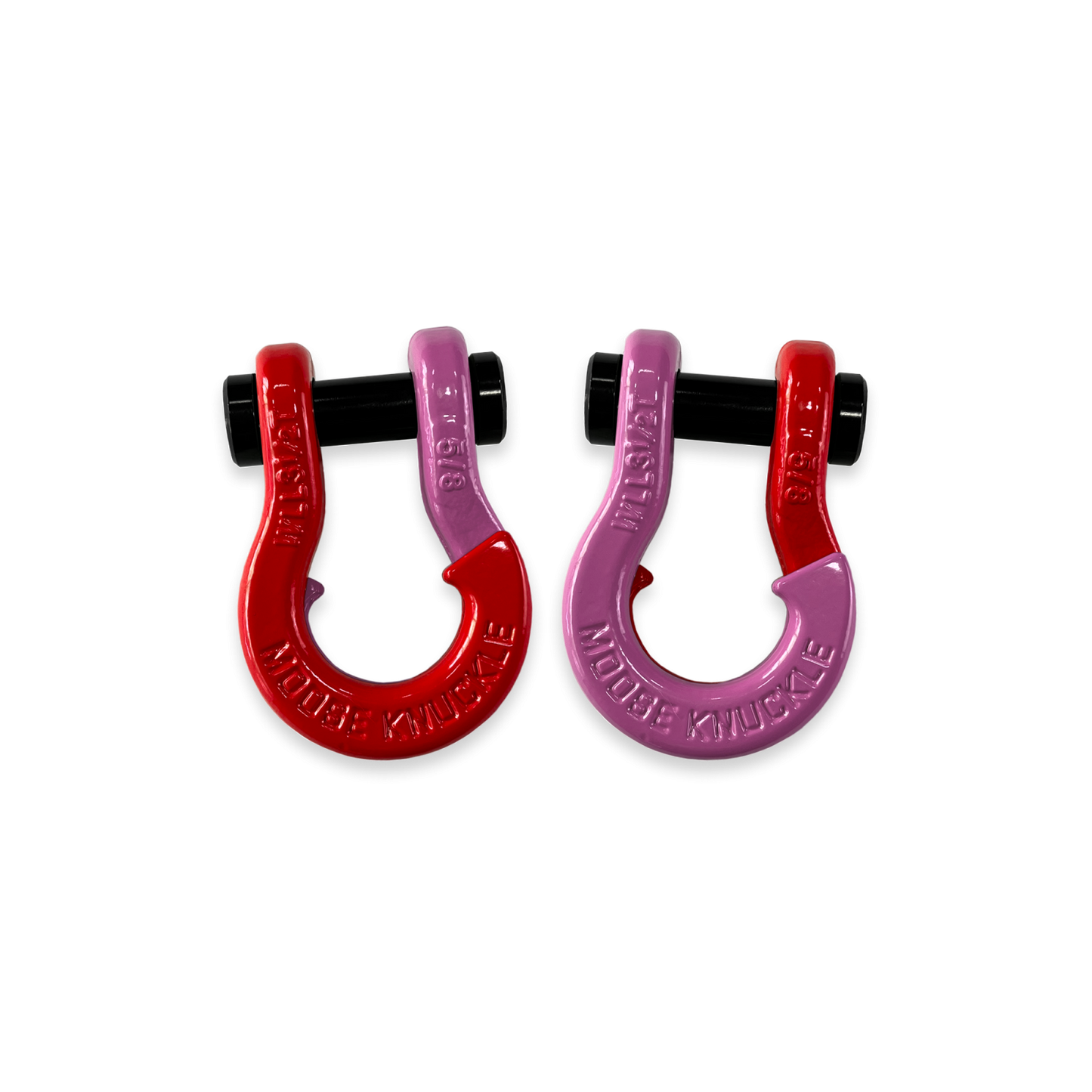 Jowl Split Shackle 5/8 Flame Red Moose Knuckle Offroad
