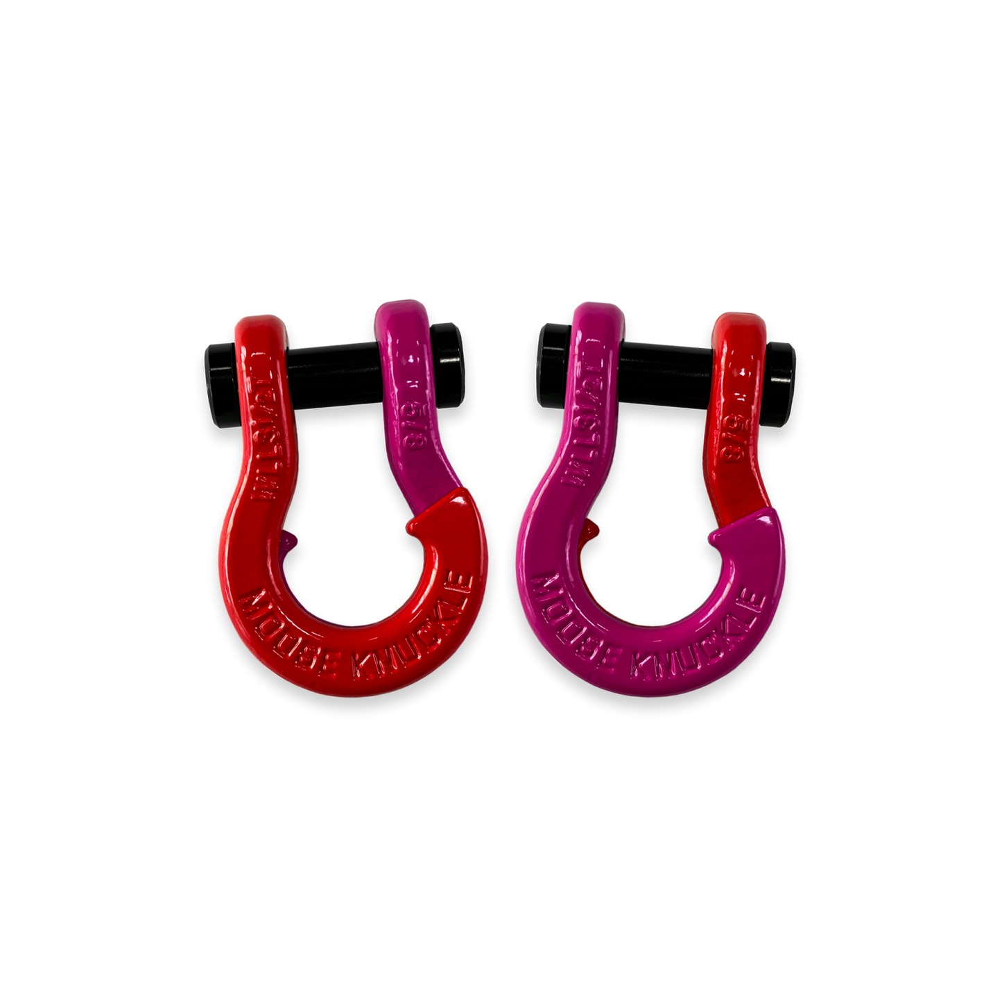 Jowl Split Shackle 5/8 Flame Red Moose Knuckle Offroad