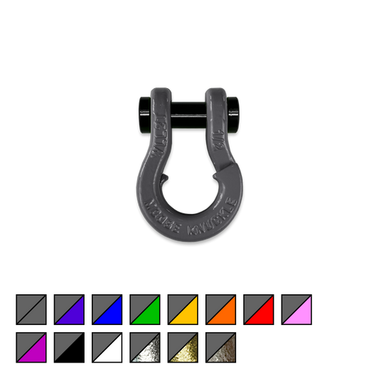 Jowl SxS Recovery Split Shackle 1/2 Gun Gray Moose Knuckle Offroad