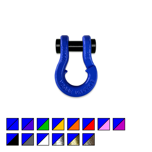 Jowl SxS Recovery Split Shackle 1/2 Blue Balls Moose Knuckle Offroad