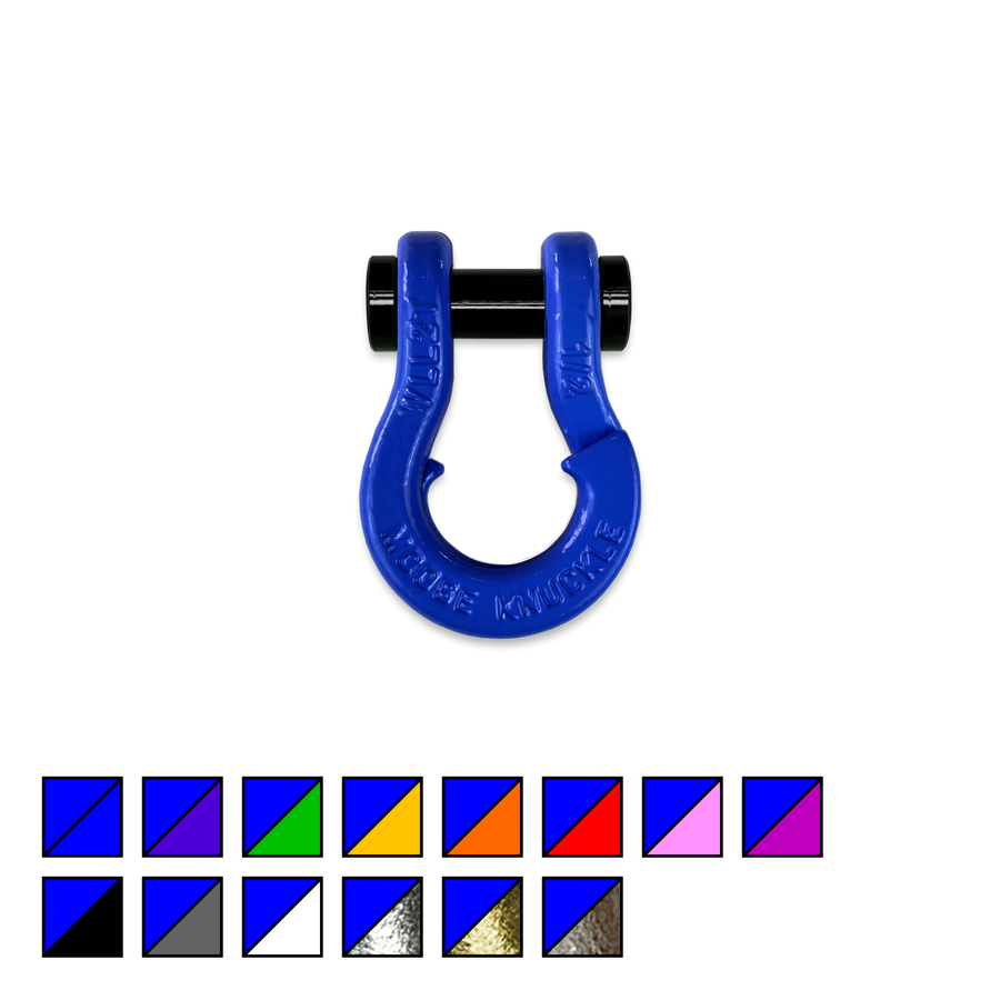 Jowl SxS Recovery Split Shackle 1/2 Blue Balls Moose Knuckle Offroad