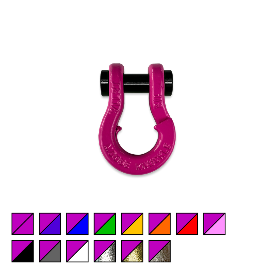 Jowl SxS Recovery Split Shackle 1/2 Pogo Pink Moose Knuckle Offroad