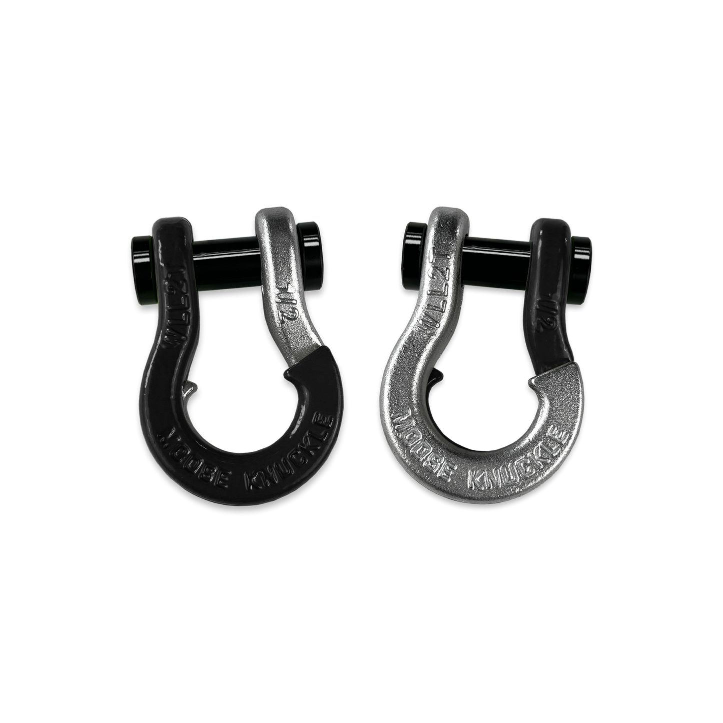 Jowl SxS Recovery Split Shackle 1/2 Black Hole Moose Knuckle Offroad