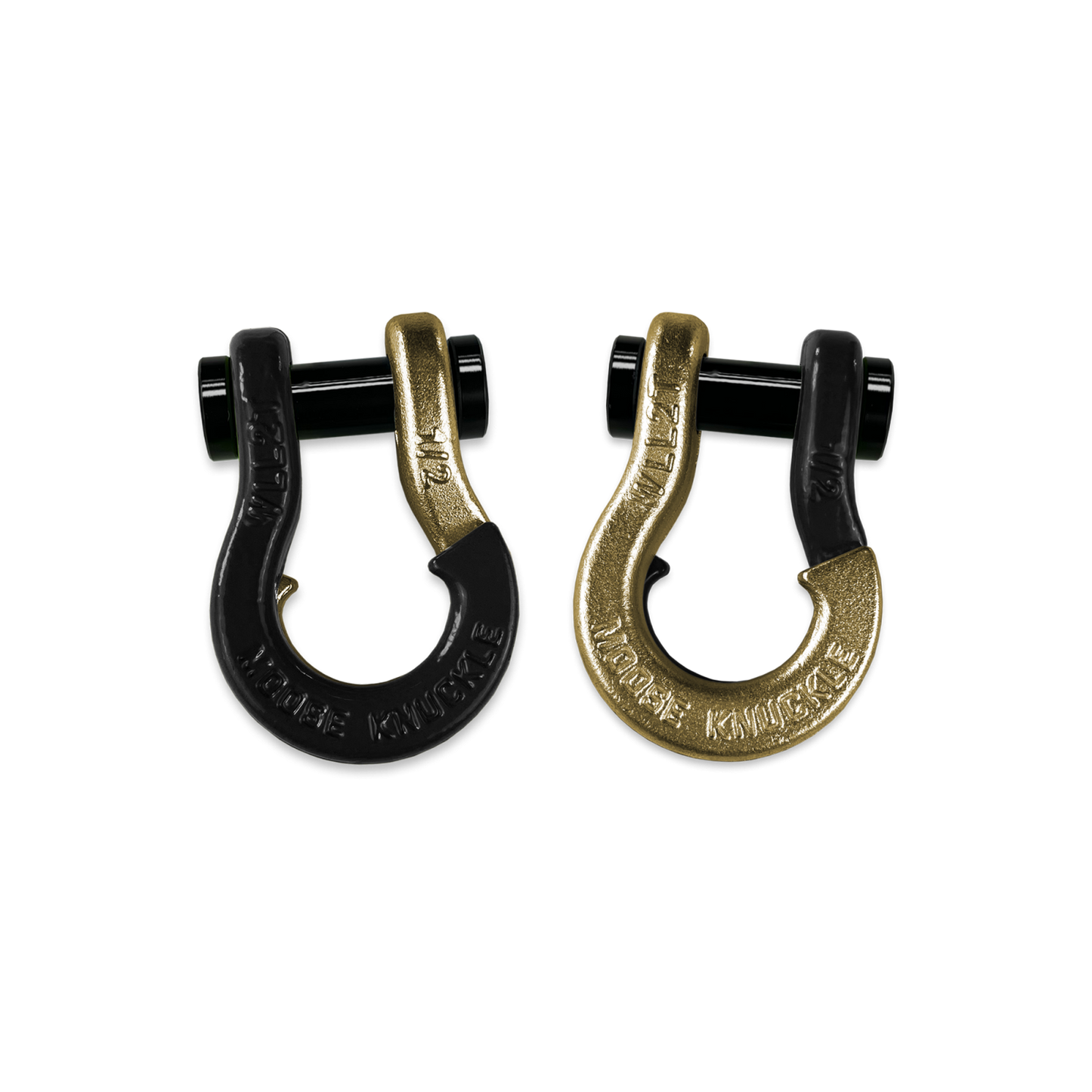 Jowl SxS Recovery Split Shackle 1/2 Black Hole Moose Knuckle Offroad
