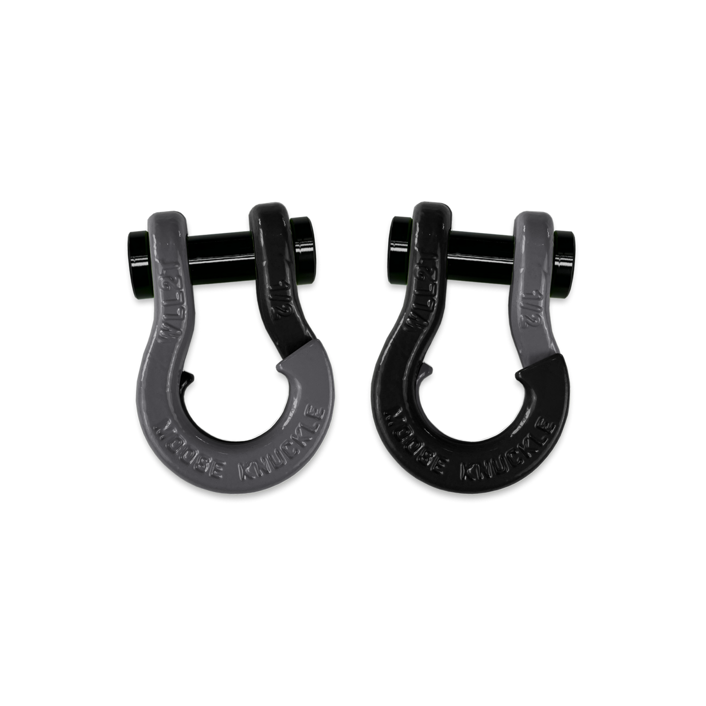 Jowl SxS Recovery Split Shackle 1/2 Gun Gray Moose Knuckle Offroad
