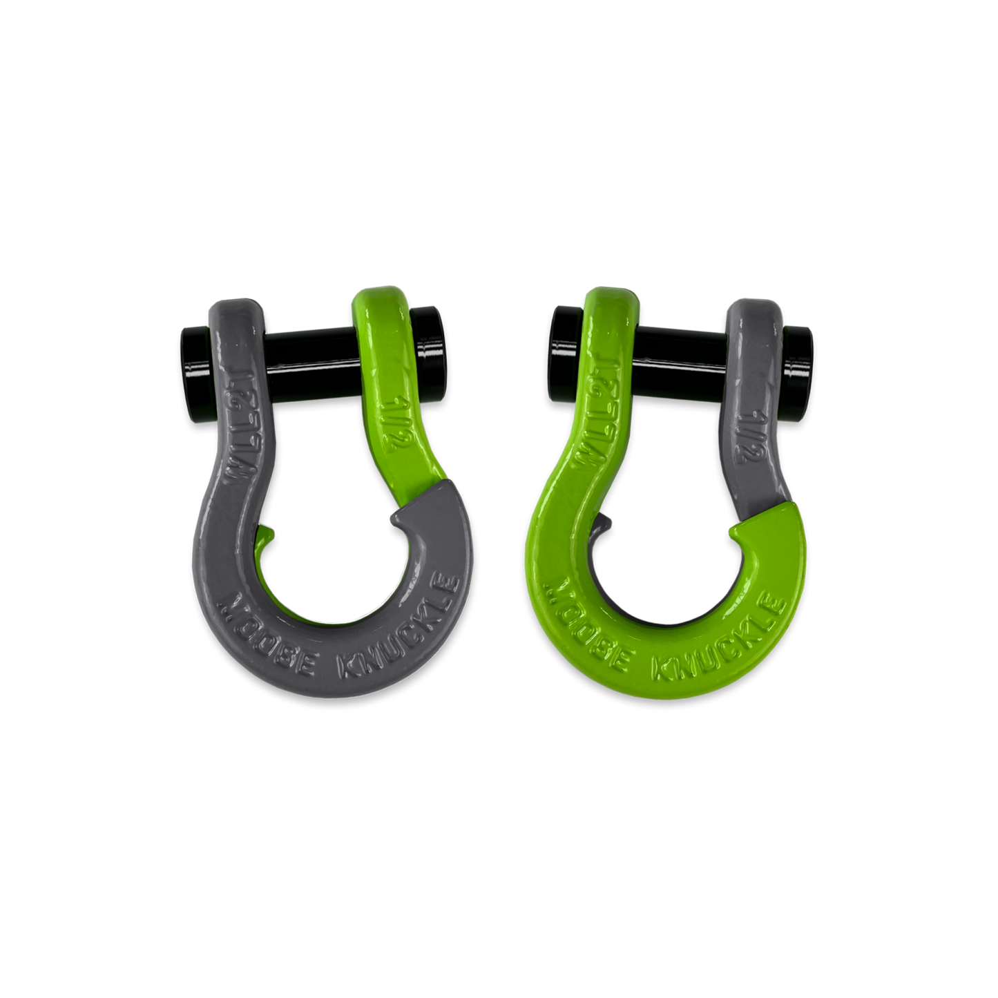 Jowl SxS Recovery Split Shackle 1/2 Gun Gray Moose Knuckle Offroad