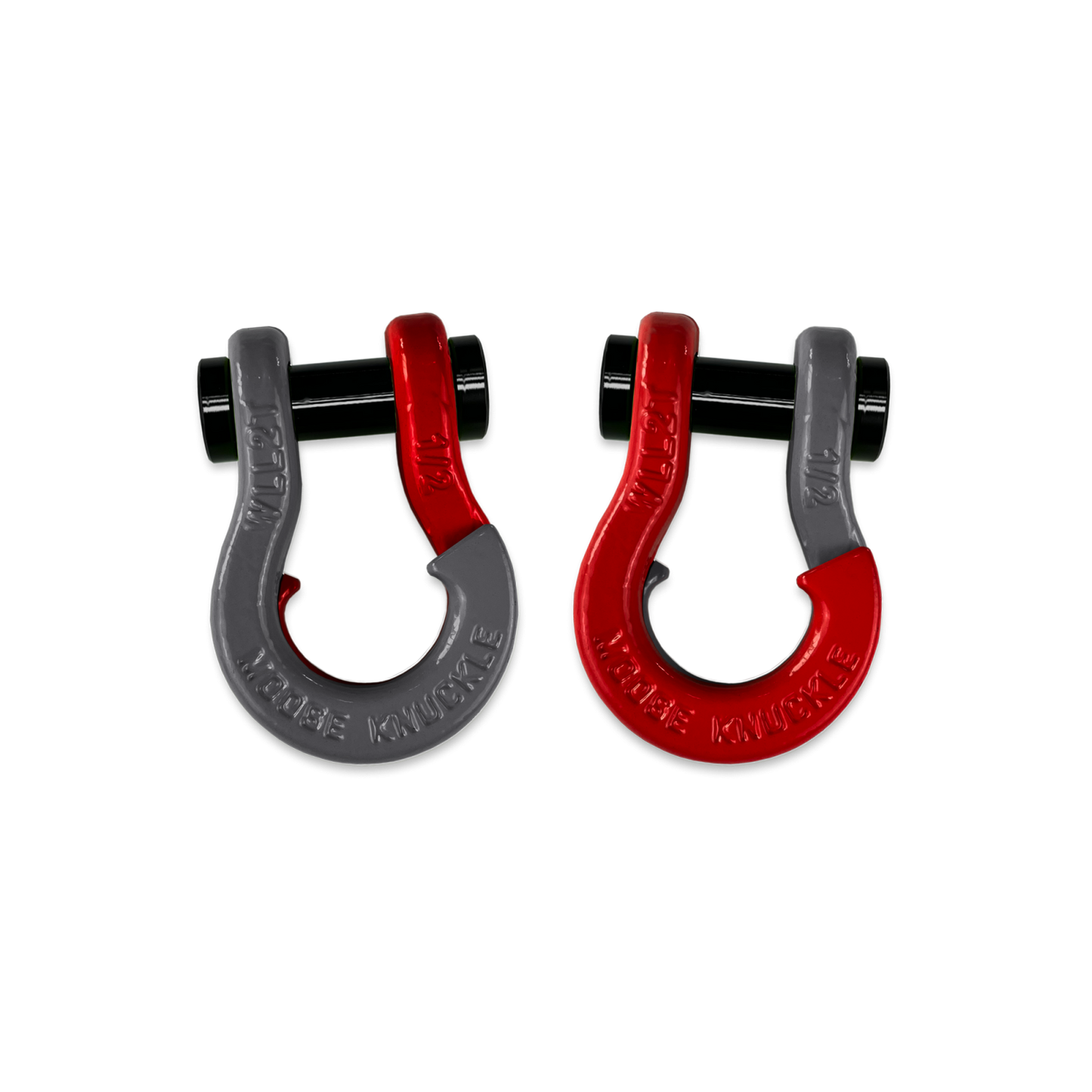Jowl SxS Recovery Split Shackle 1/2 Gun Gray Moose Knuckle Offroad