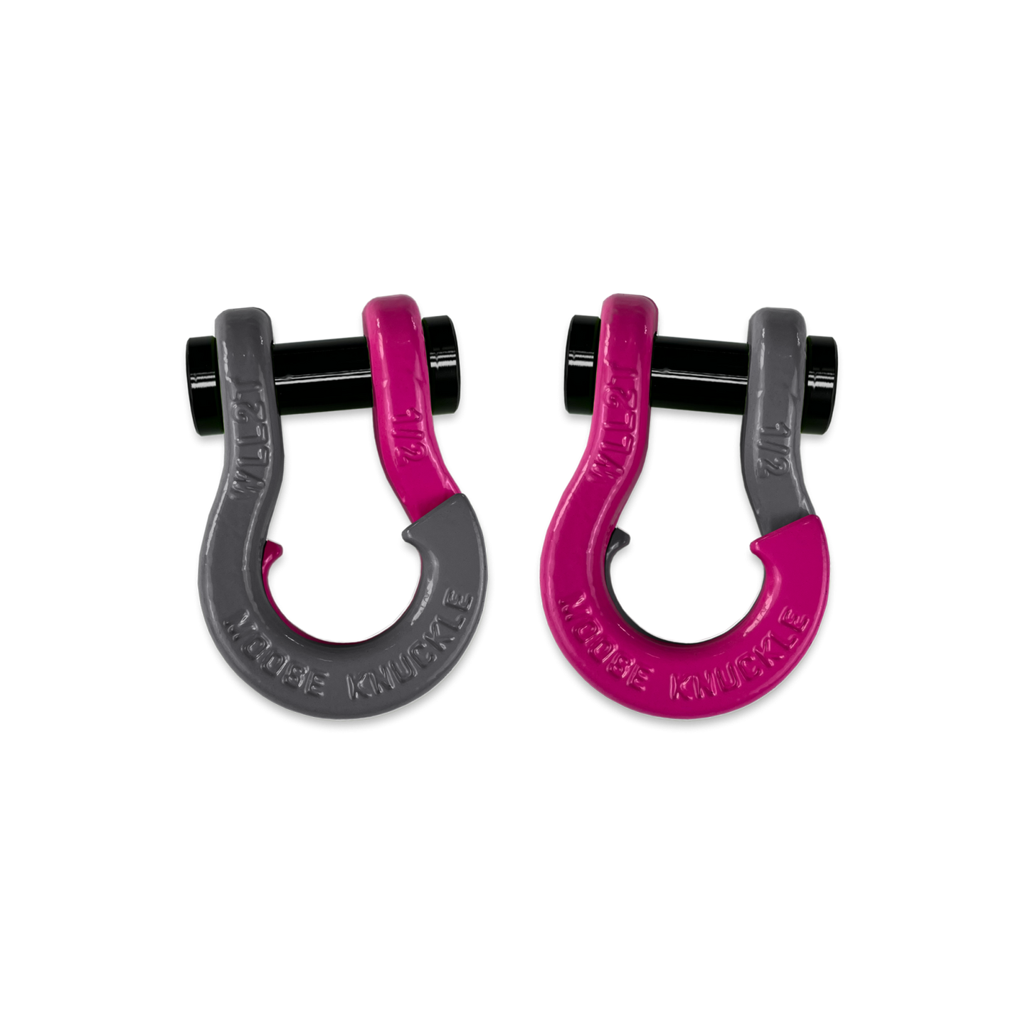 Jowl SxS Recovery Split Shackle 1/2 Gun Gray Moose Knuckle Offroad