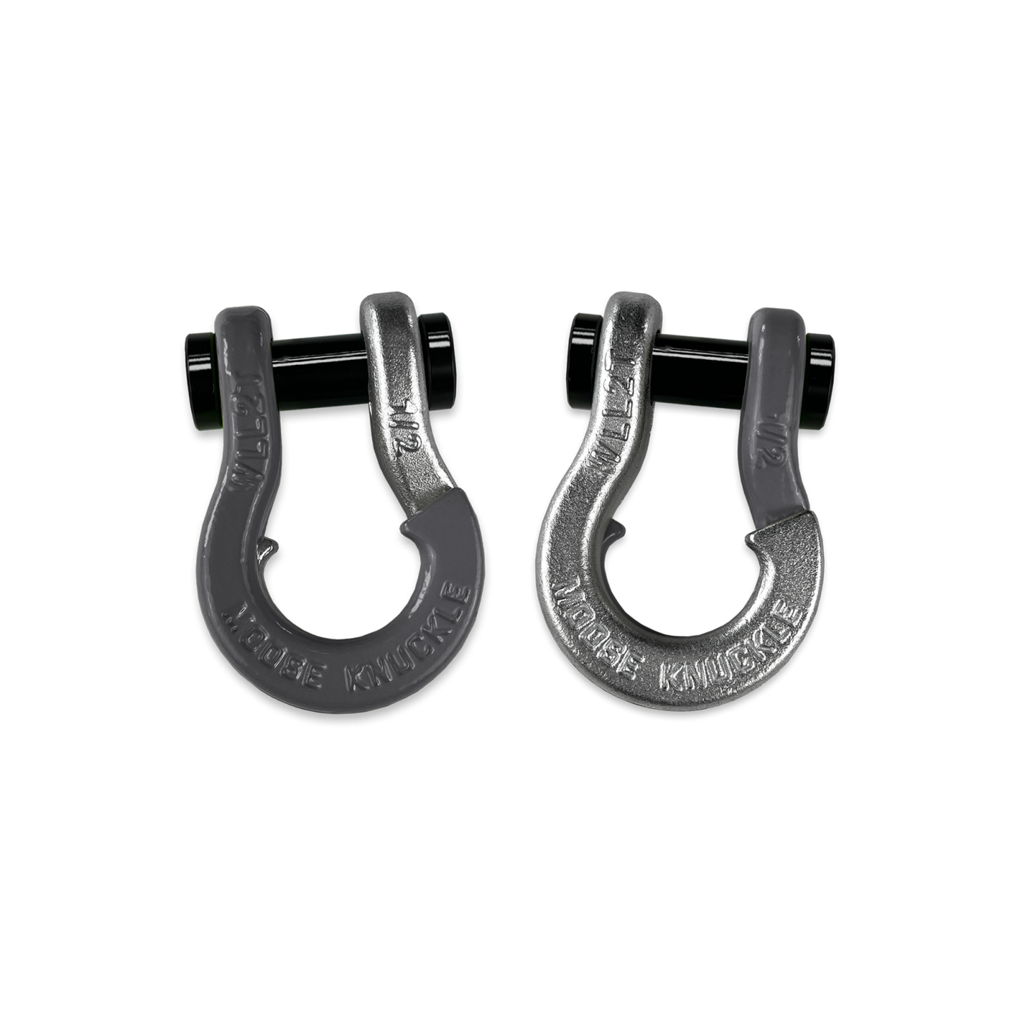 Jowl SxS Recovery Split Shackle 1/2 Gun Gray Moose Knuckle Offroad