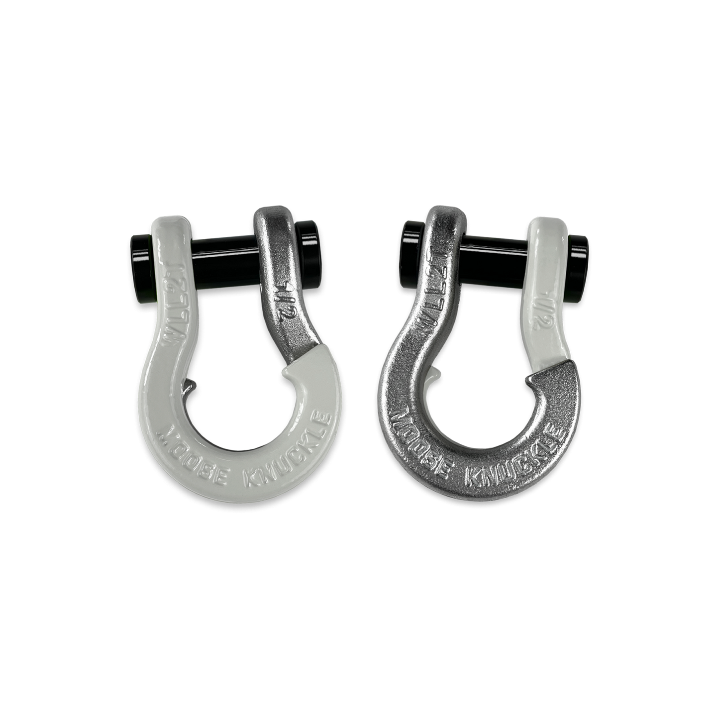 Jowl SxS Recovery Split Shackle 1/2 Pure White Moose Knuckle Offroad