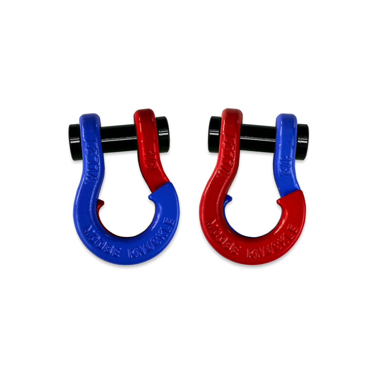Jowl SxS Recovery Split Shackle 1/2 Blue Balls Moose Knuckle Offroad