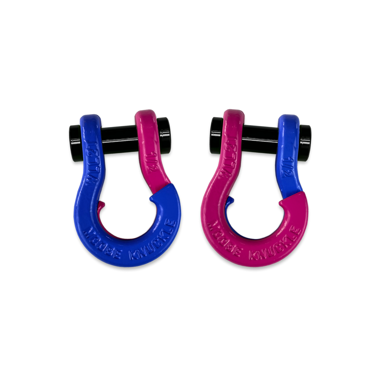 Jowl SxS Recovery Split Shackle 1/2 Blue Balls Moose Knuckle Offroad