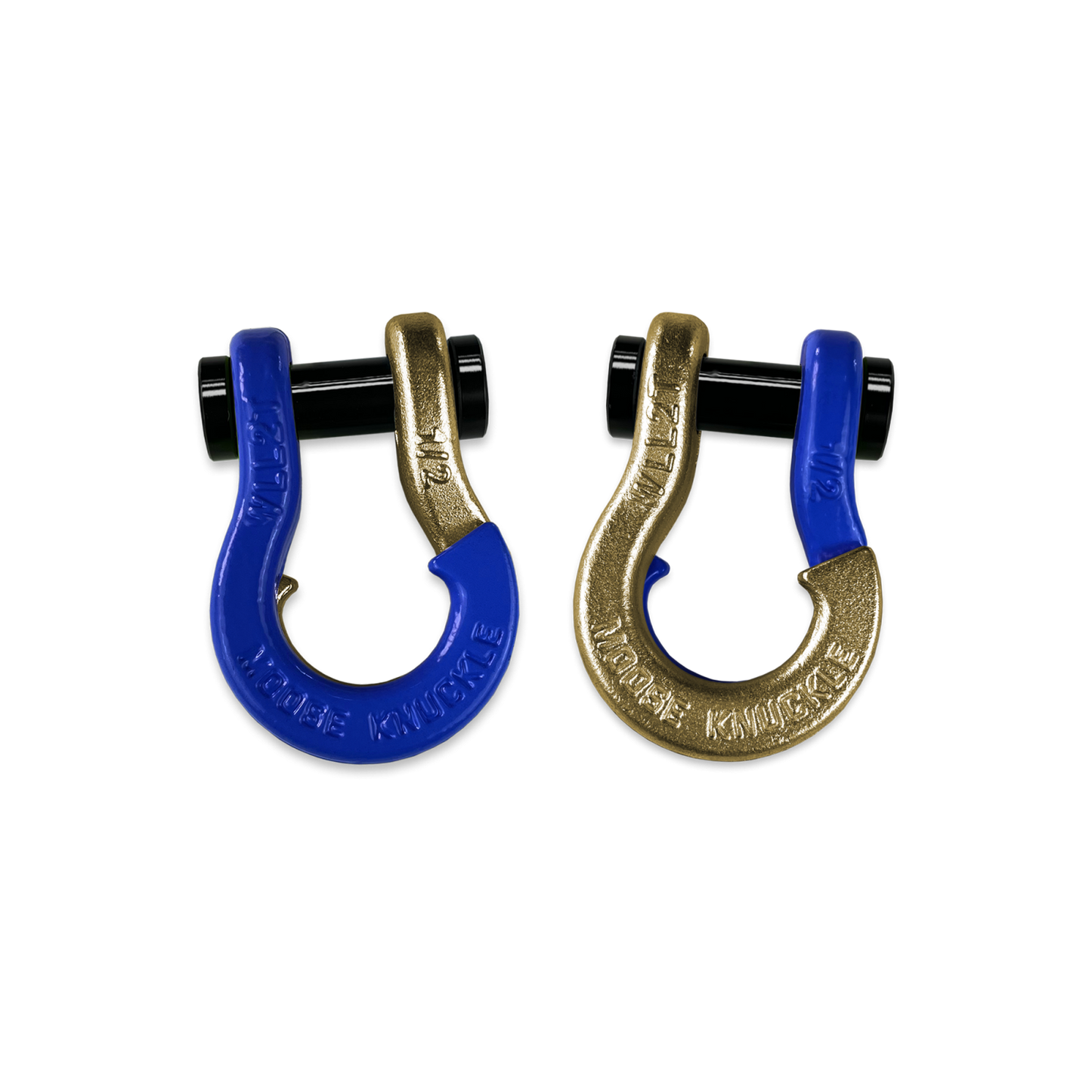 Jowl SxS Recovery Split Shackle 1/2 Blue Balls Moose Knuckle Offroad