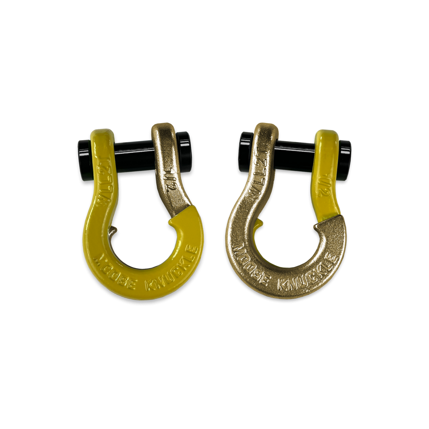 Jowl SxS Recovery Split Shackle 1/2 Detonator Yellow Moose Knuckle Offroad