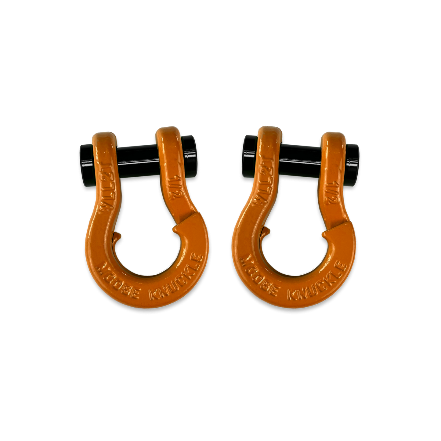 Jowl SxS Recovery Split Shackle 1/2 Obscene Orange Moose Knuckle Offroad