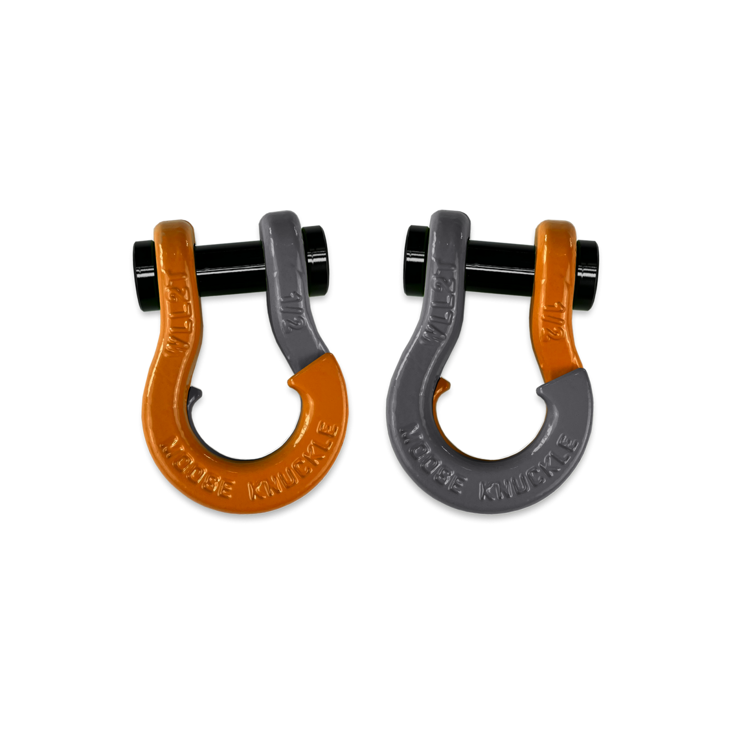 Jowl SxS Recovery Split Shackle 1/2 Obscene Orange Moose Knuckle Offroad