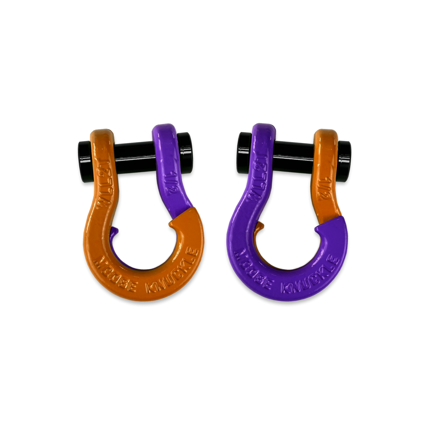 Jowl SxS Recovery Split Shackle 1/2 Obscene Orange Moose Knuckle Offroad