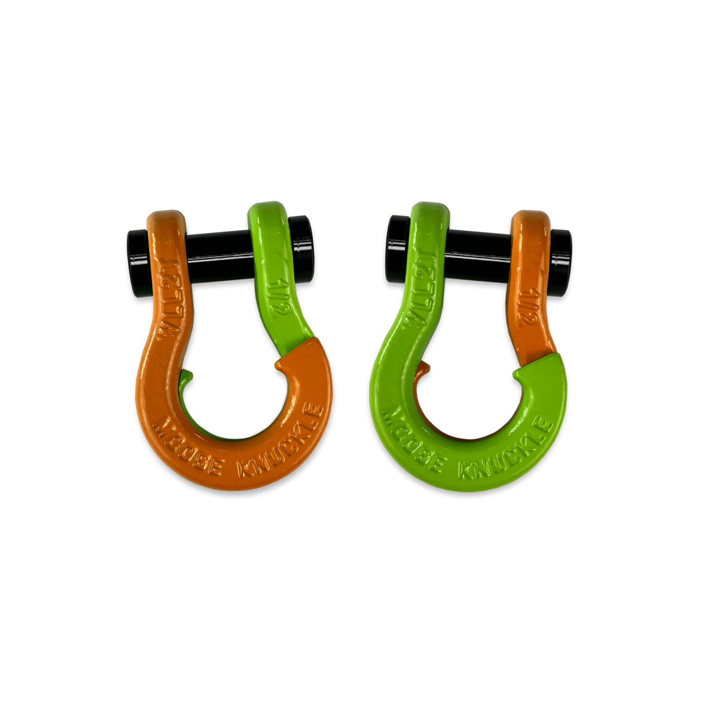 Jowl SxS Recovery Split Shackle 1/2 Obscene Orange Moose Knuckle Offroad