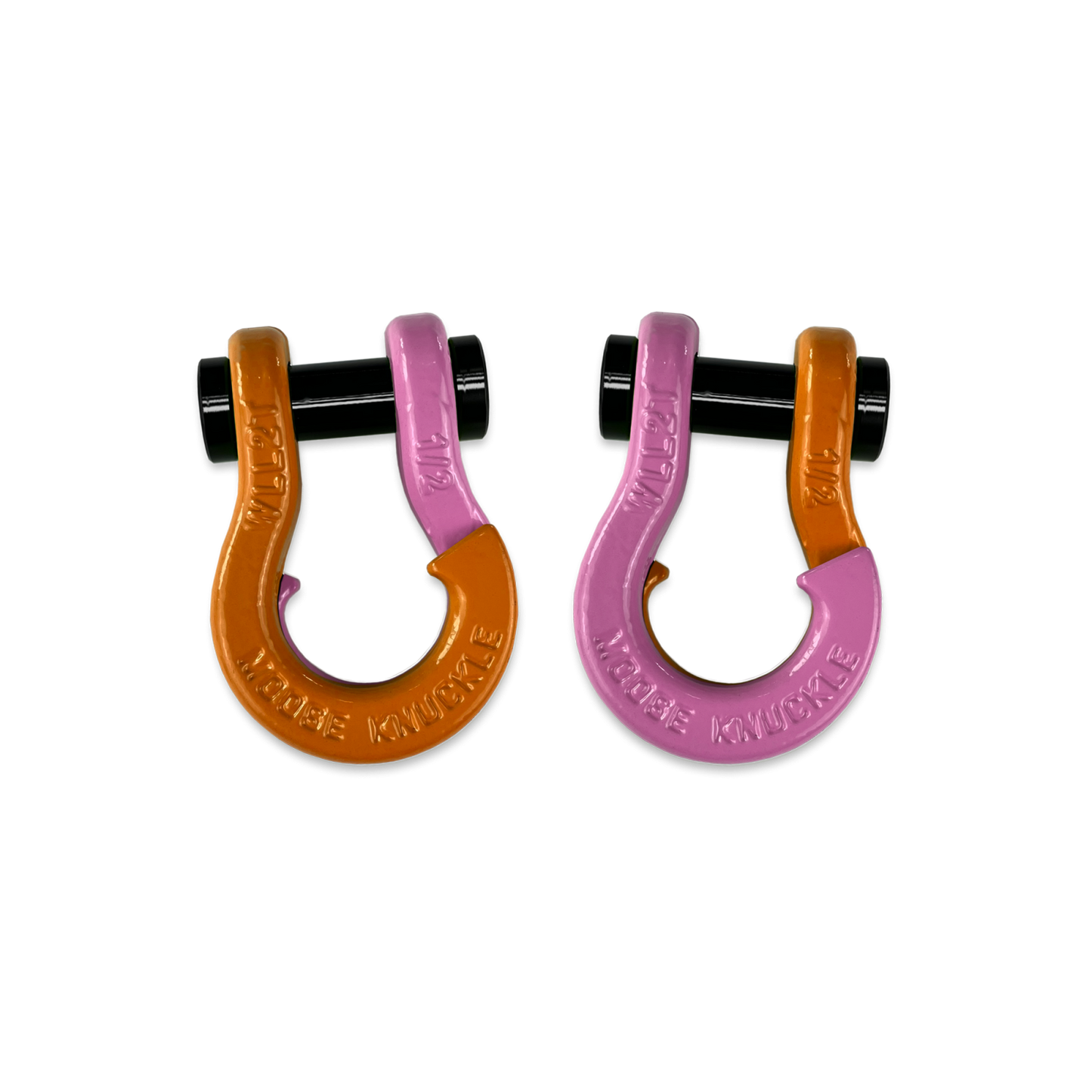 Jowl SxS Recovery Split Shackle 1/2 Obscene Orange Moose Knuckle Offroad