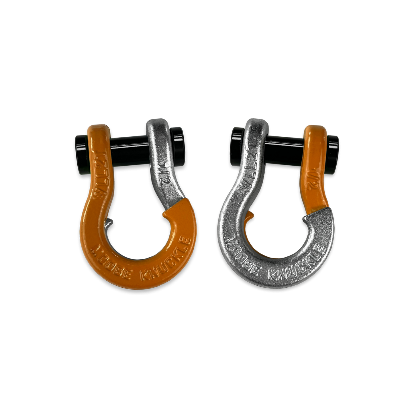 Jowl SxS Recovery Split Shackle 1/2 Obscene Orange Moose Knuckle Offroad