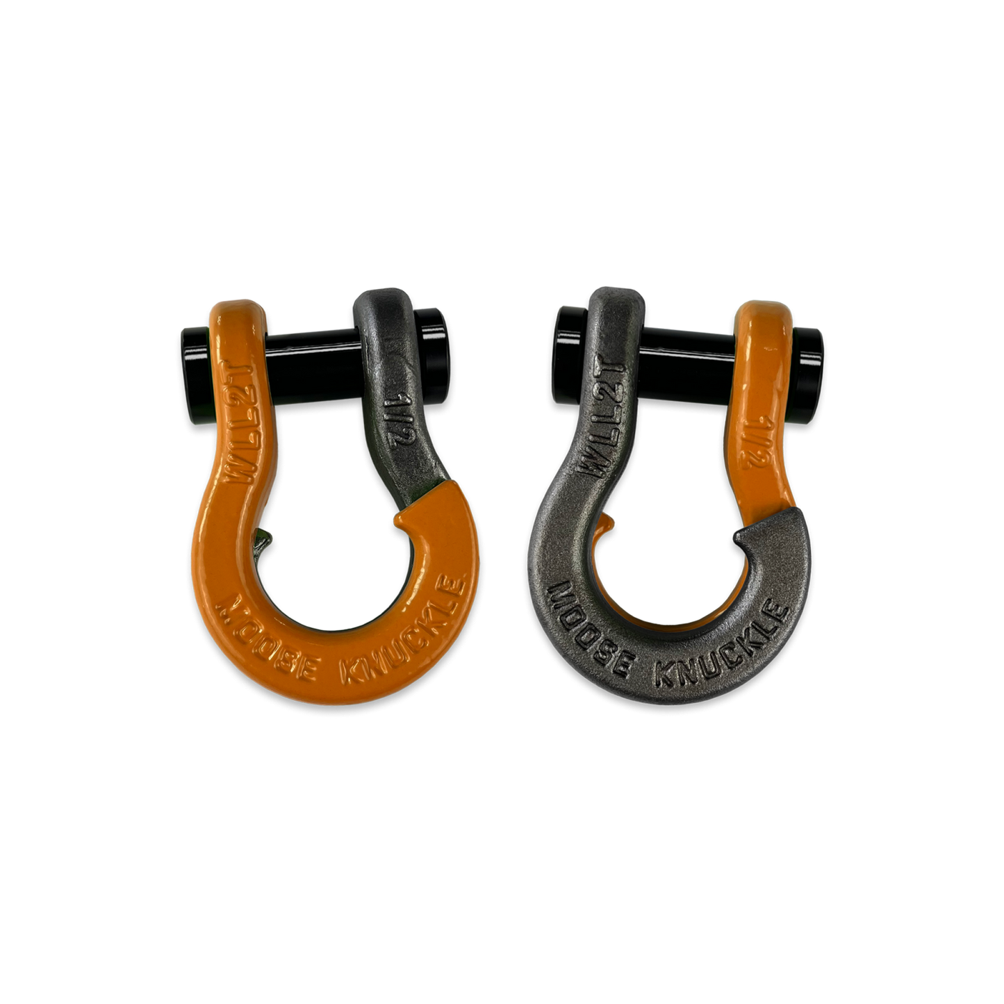 Jowl SxS Recovery Split Shackle 1/2 Obscene Orange Moose Knuckle Offroad