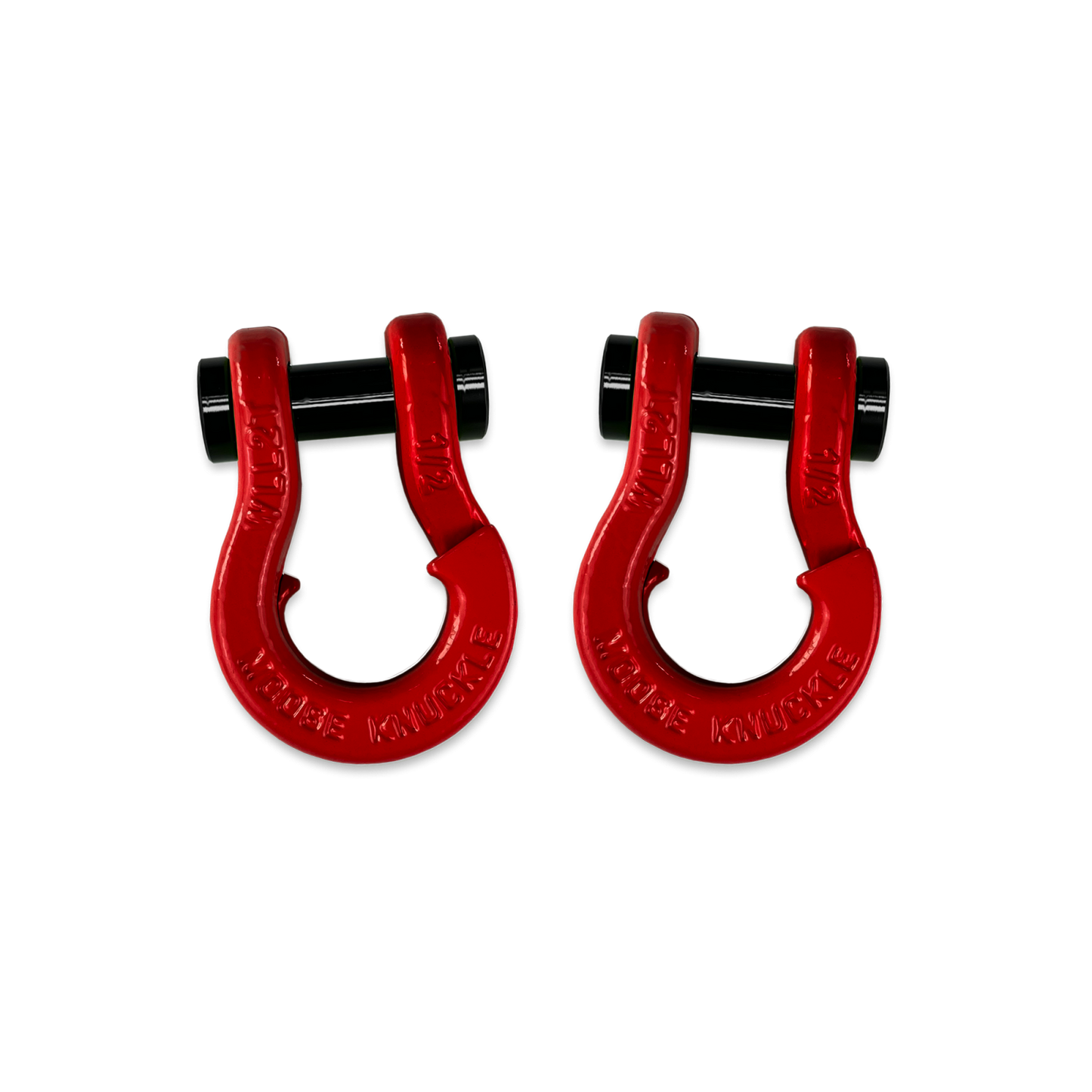 Jowl SxS Recovery Split Shackle 1/2 Flame Red Moose Knuckle Offroad