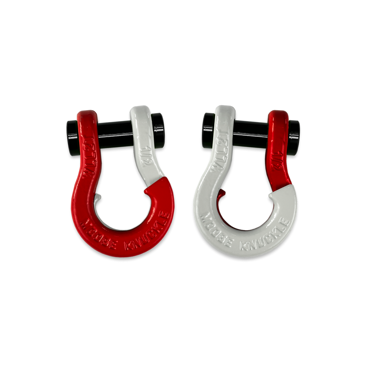 Jowl SxS Recovery Split Shackle 1/2 Flame Red Moose Knuckle Offroad