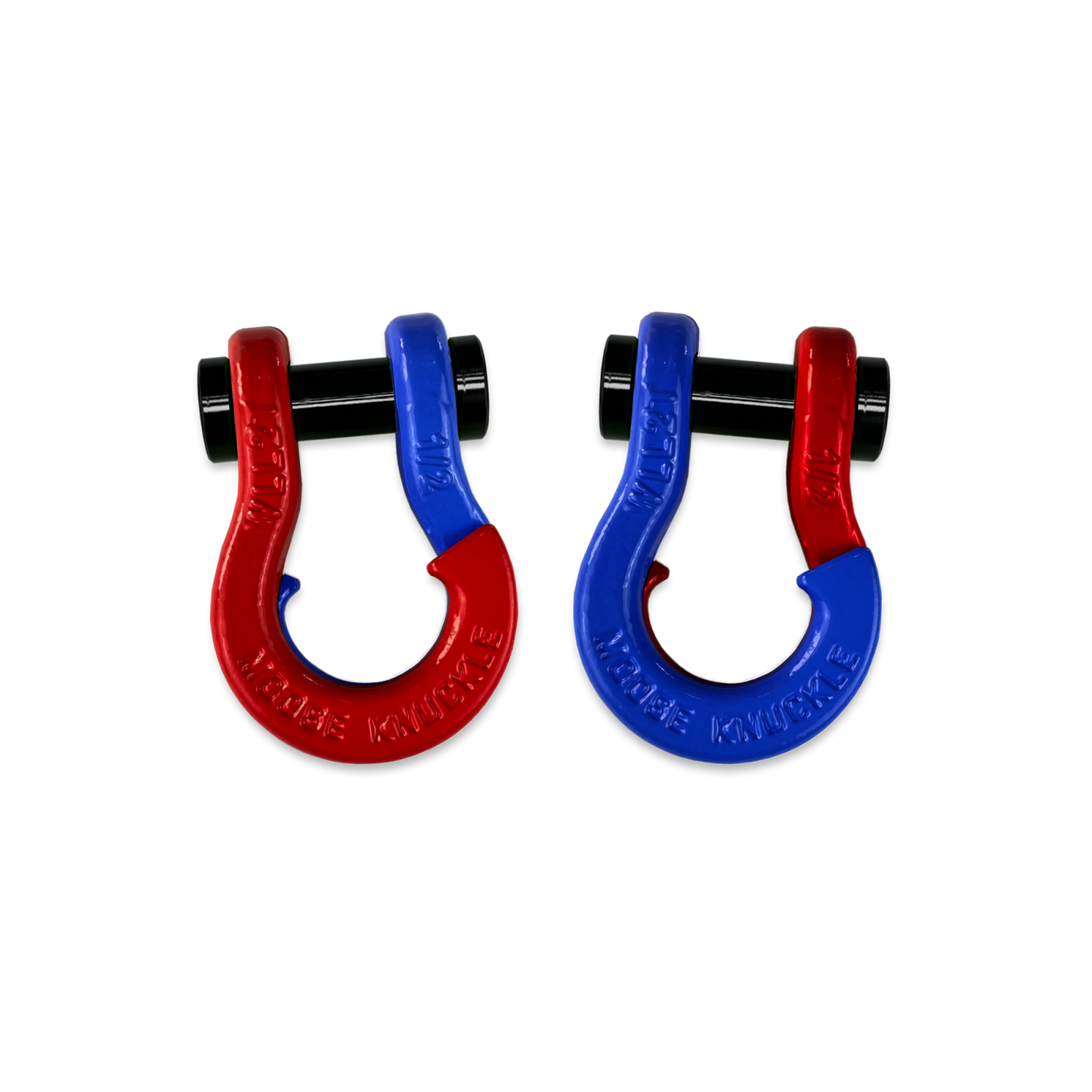 Jowl SxS Recovery Split Shackle 1/2 Flame Red Moose Knuckle Offroad