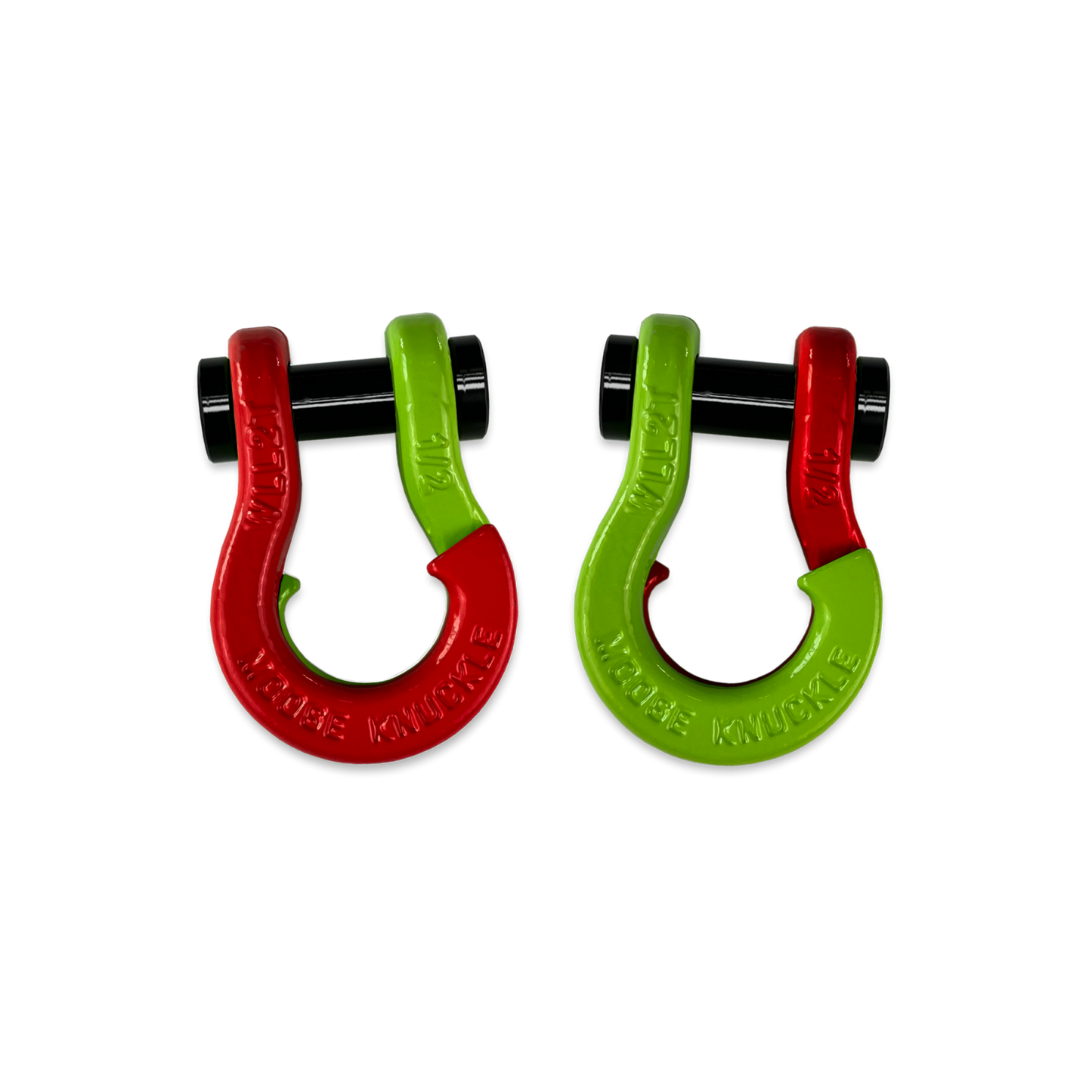 Jowl SxS Recovery Split Shackle 1/2 Flame Red Moose Knuckle Offroad