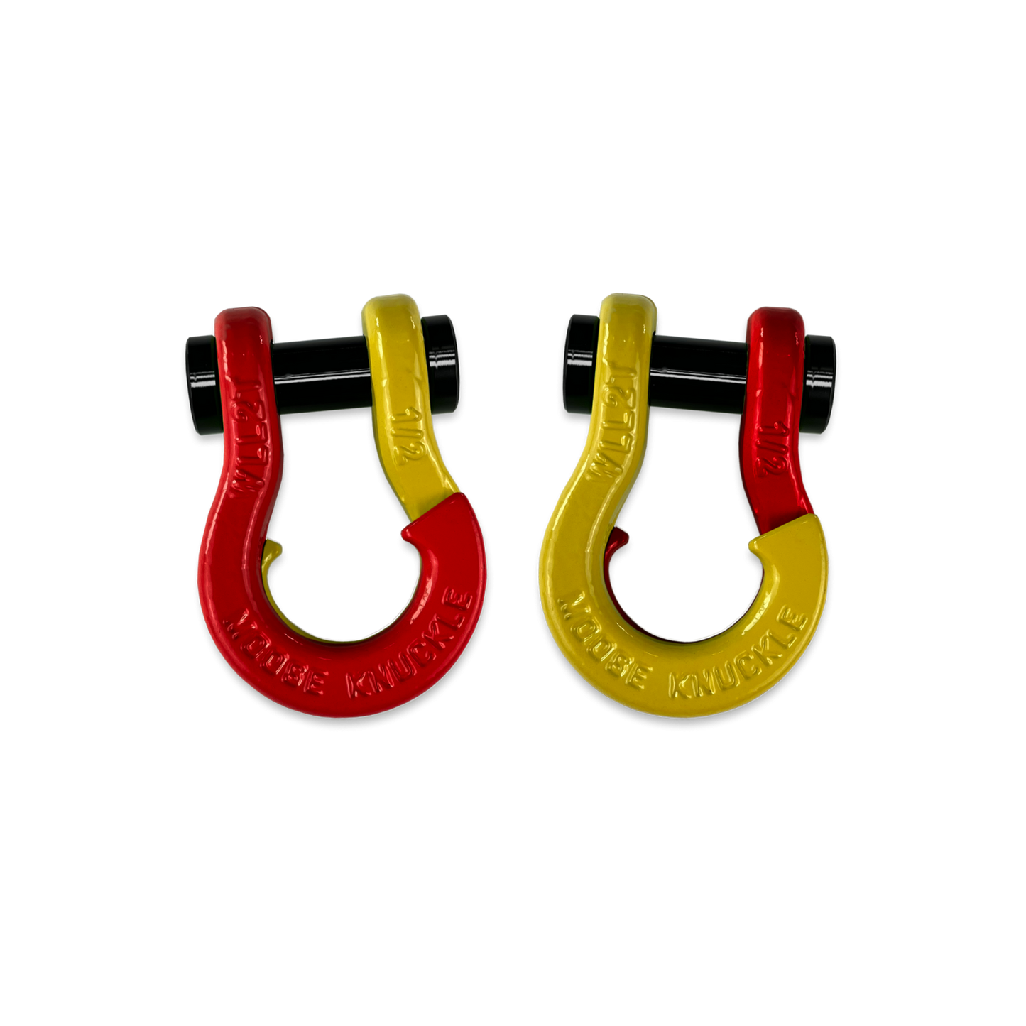 Jowl SxS Recovery Split Shackle 1/2 Flame Red Moose Knuckle Offroad