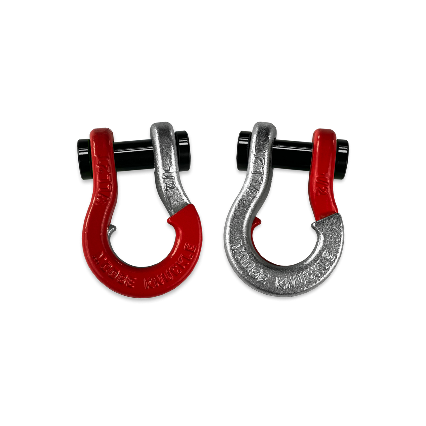 Jowl SxS Recovery Split Shackle 1/2 Flame Red Moose Knuckle Offroad