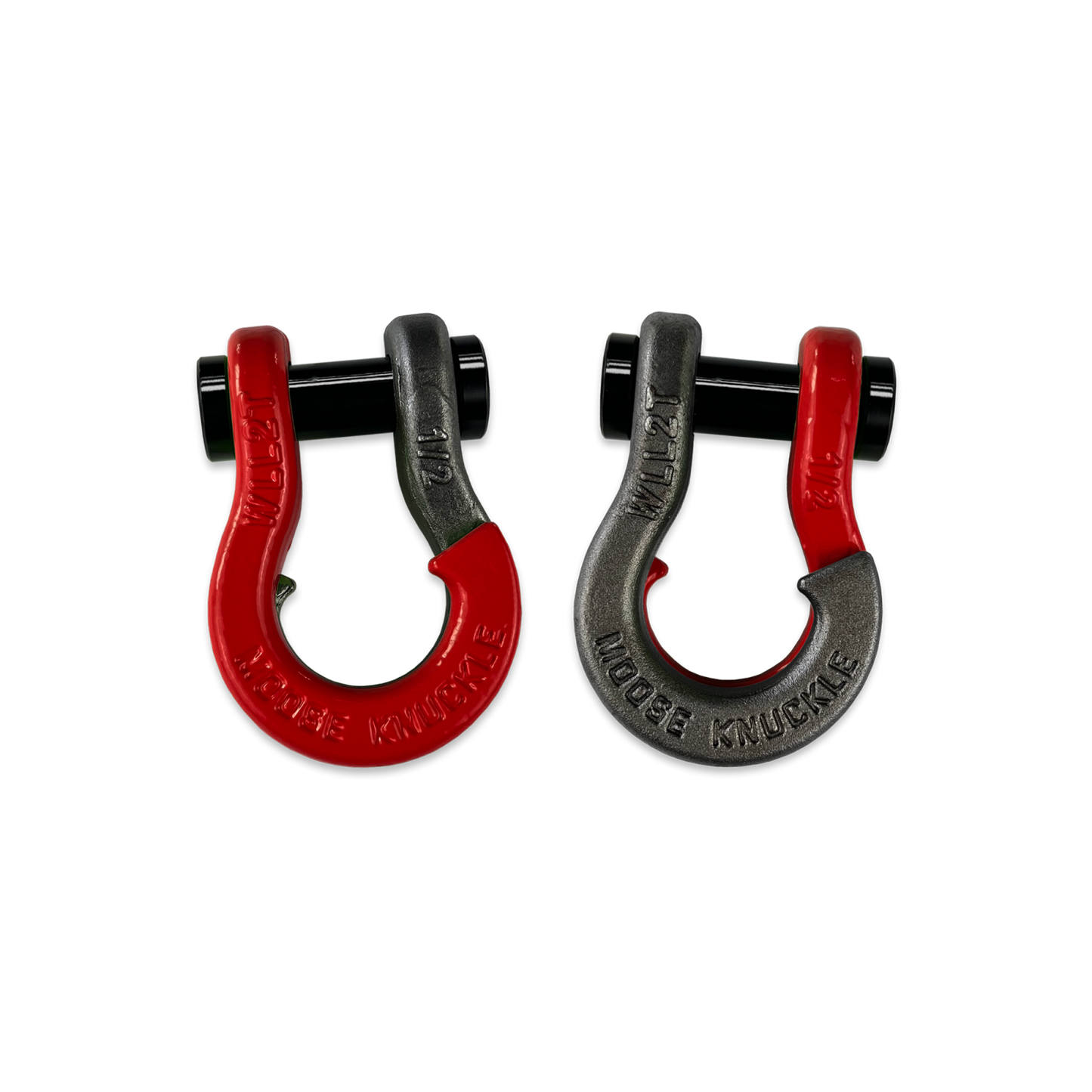 Jowl SxS Recovery Split Shackle 1/2 Flame Red Moose Knuckle Offroad