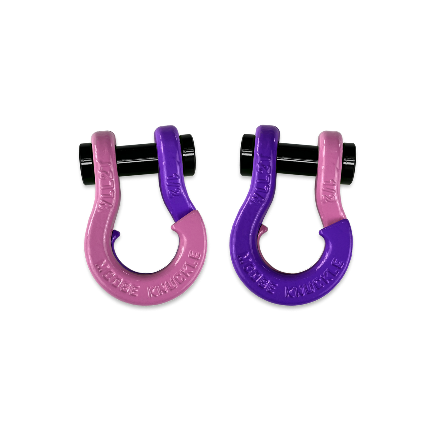 Jowl SxS Recovery Split Shackle 1/2 Pretty Pink Moose Knuckle Offroad