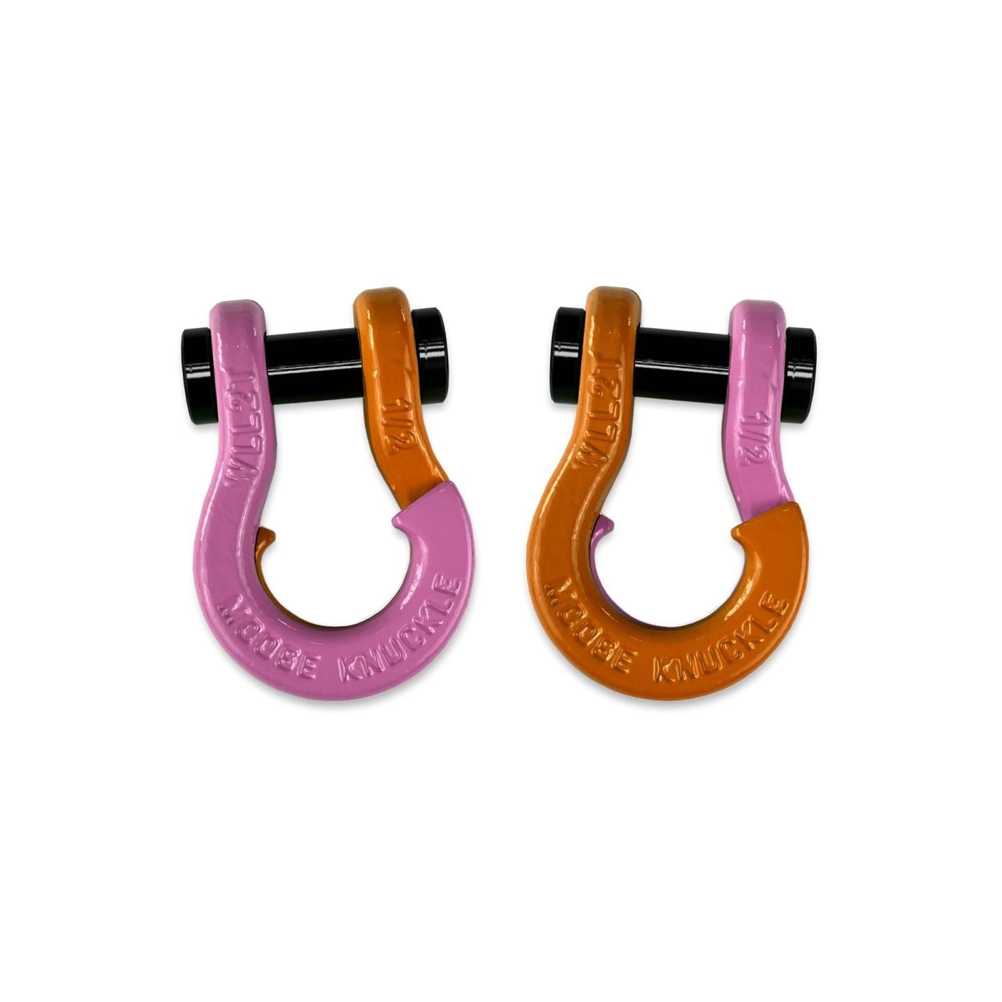 Jowl SxS Recovery Split Shackle 1/2 Pretty Pink Moose Knuckle Offroad